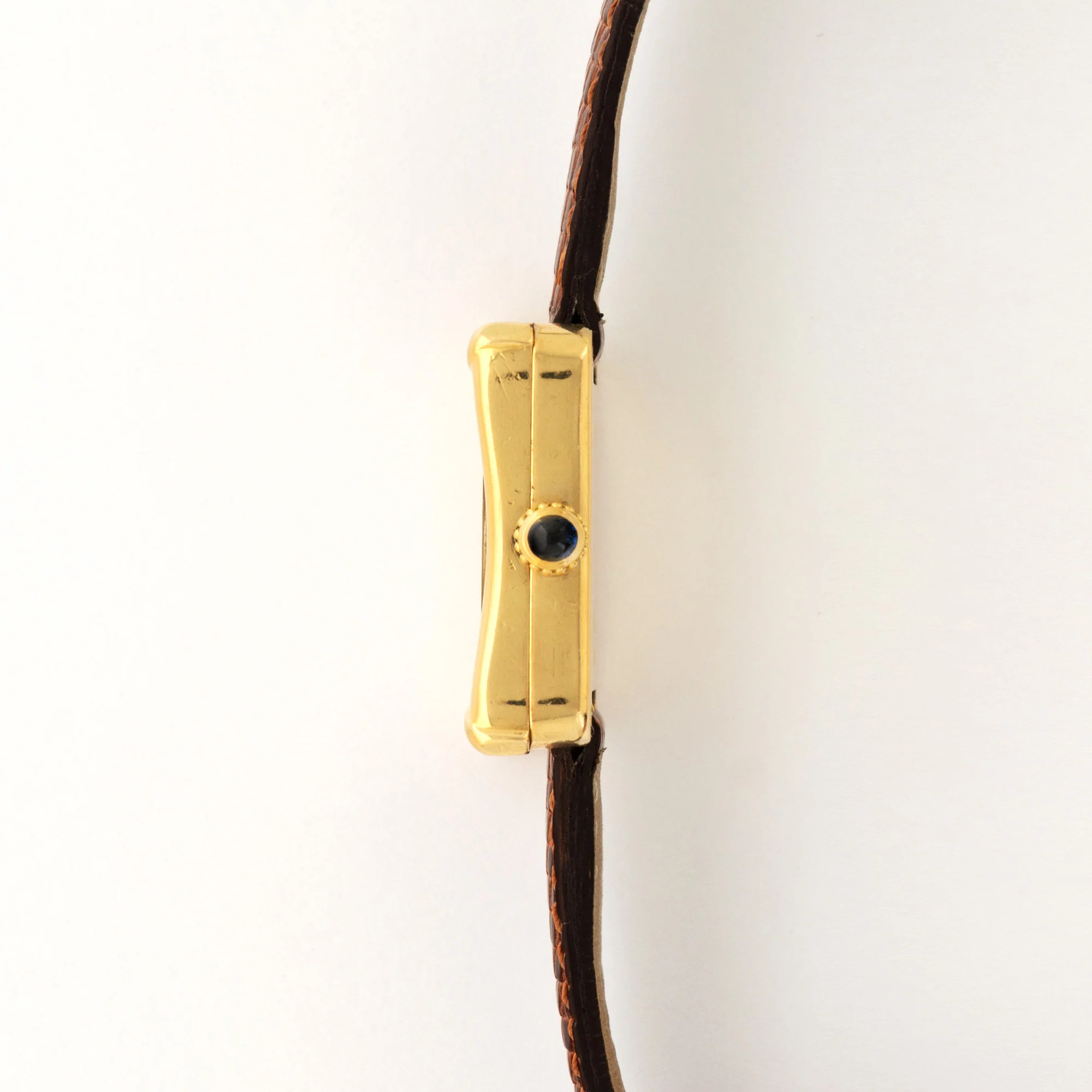 Cartier Yellow Gold Tank Bamboo Coussin Watch - Image 3