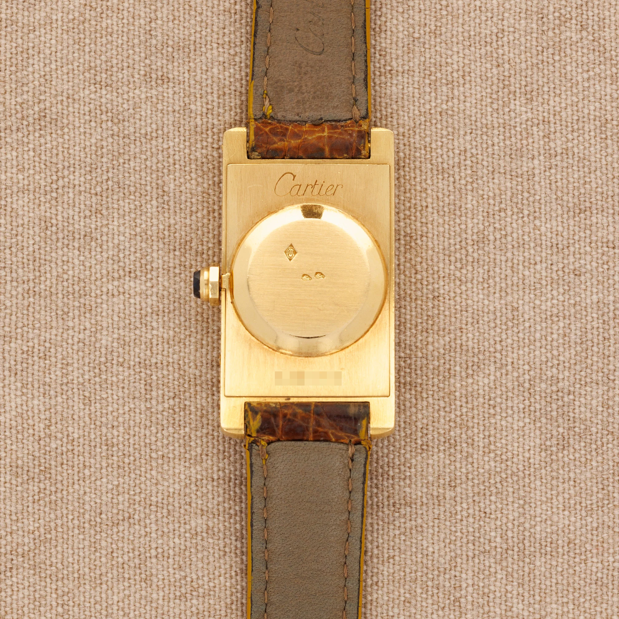Cartier Yellow Gold Tank Cintree - Image 3