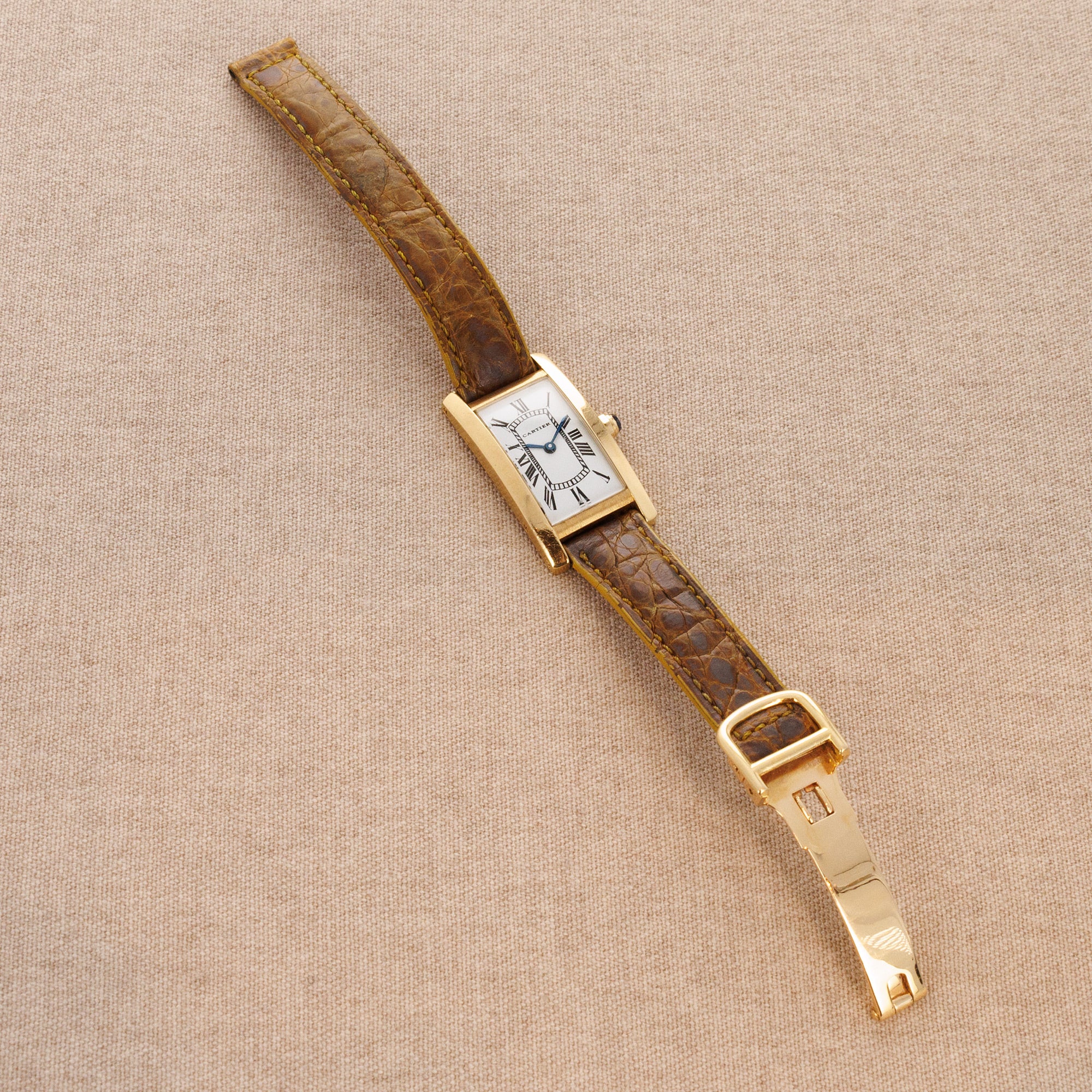 Cartier Yellow Gold Tank Cintree - Image 4