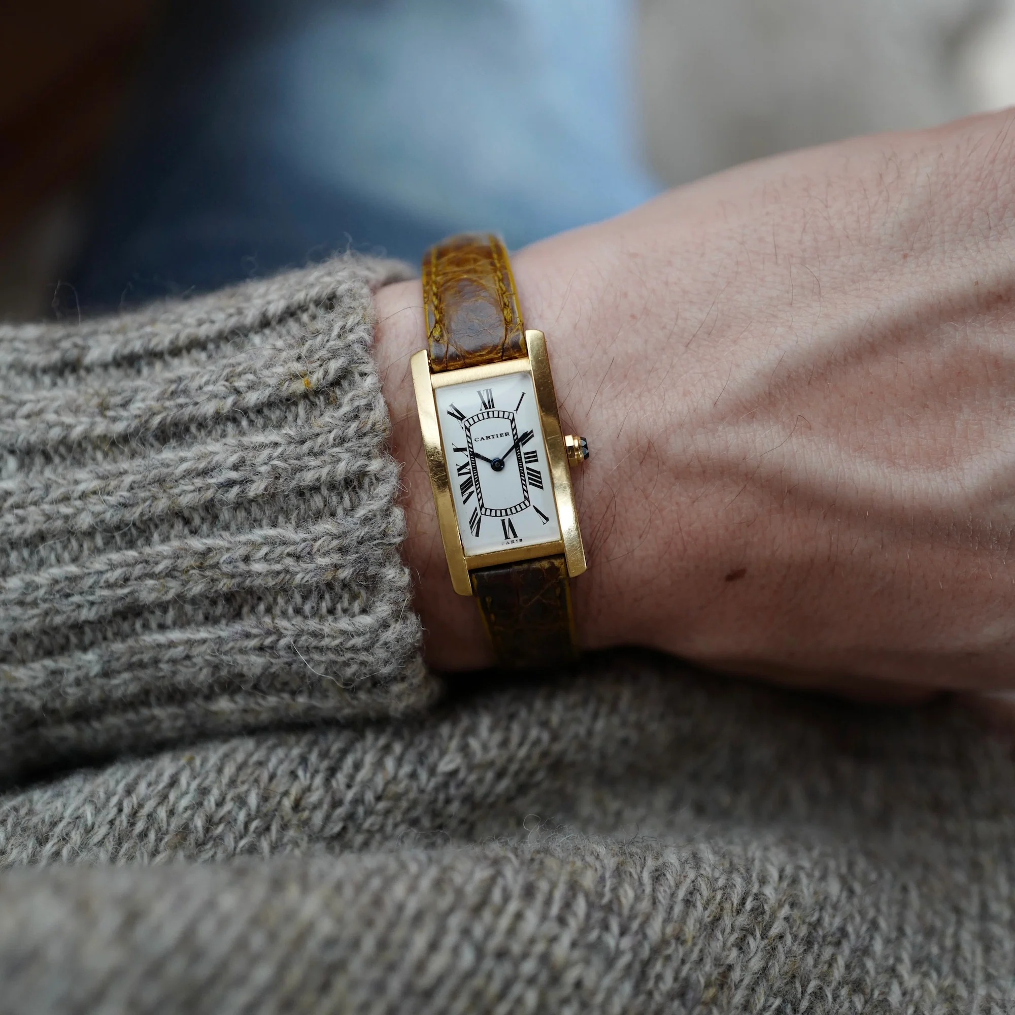 Cartier Yellow Gold Tank Cintree - Image 5