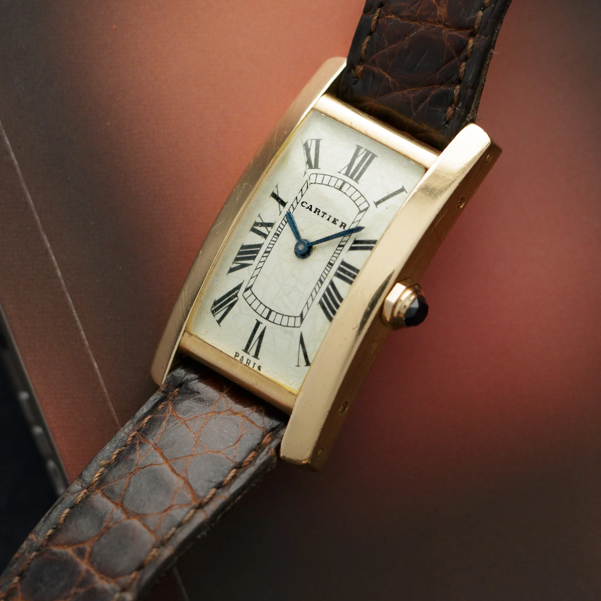 Cartier Yellow Gold Tank Cintree - Image 2