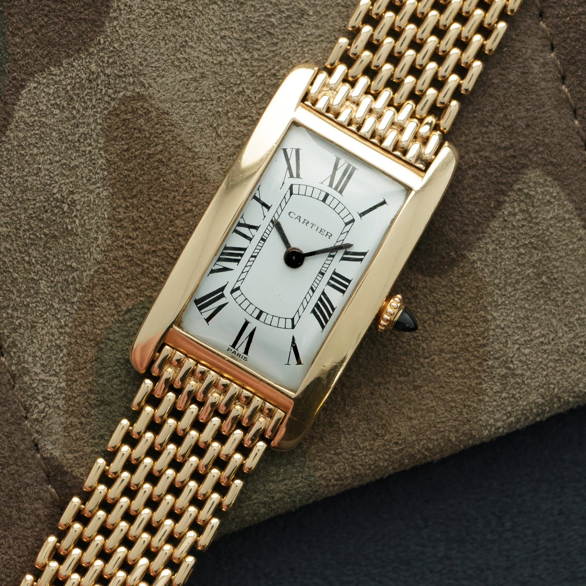 Cartier Yellow Gold Tank Cintree Watch, 1930s - Image 2