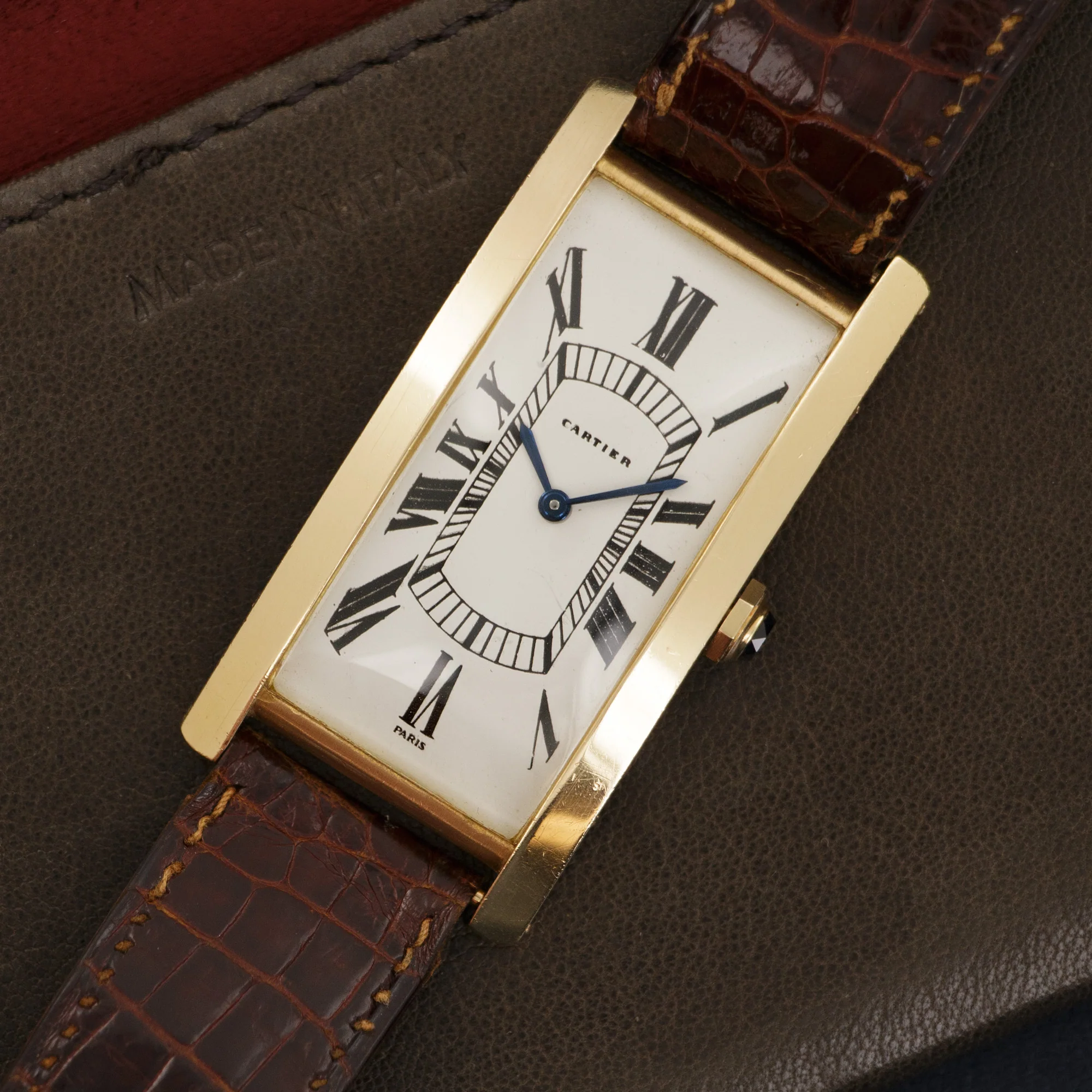 Cartier Yellow Gold Tank Cintree Watch, Circa 1970 - Image 2