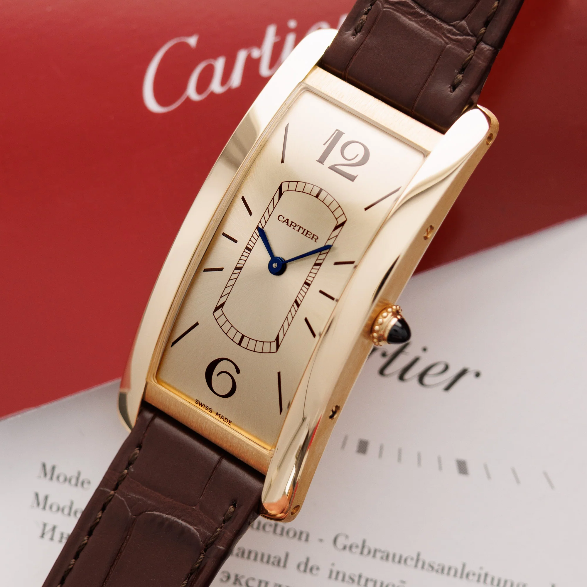 Cartier Yellow Gold Tank Cintree Watch Ref. 4123 - Image 2