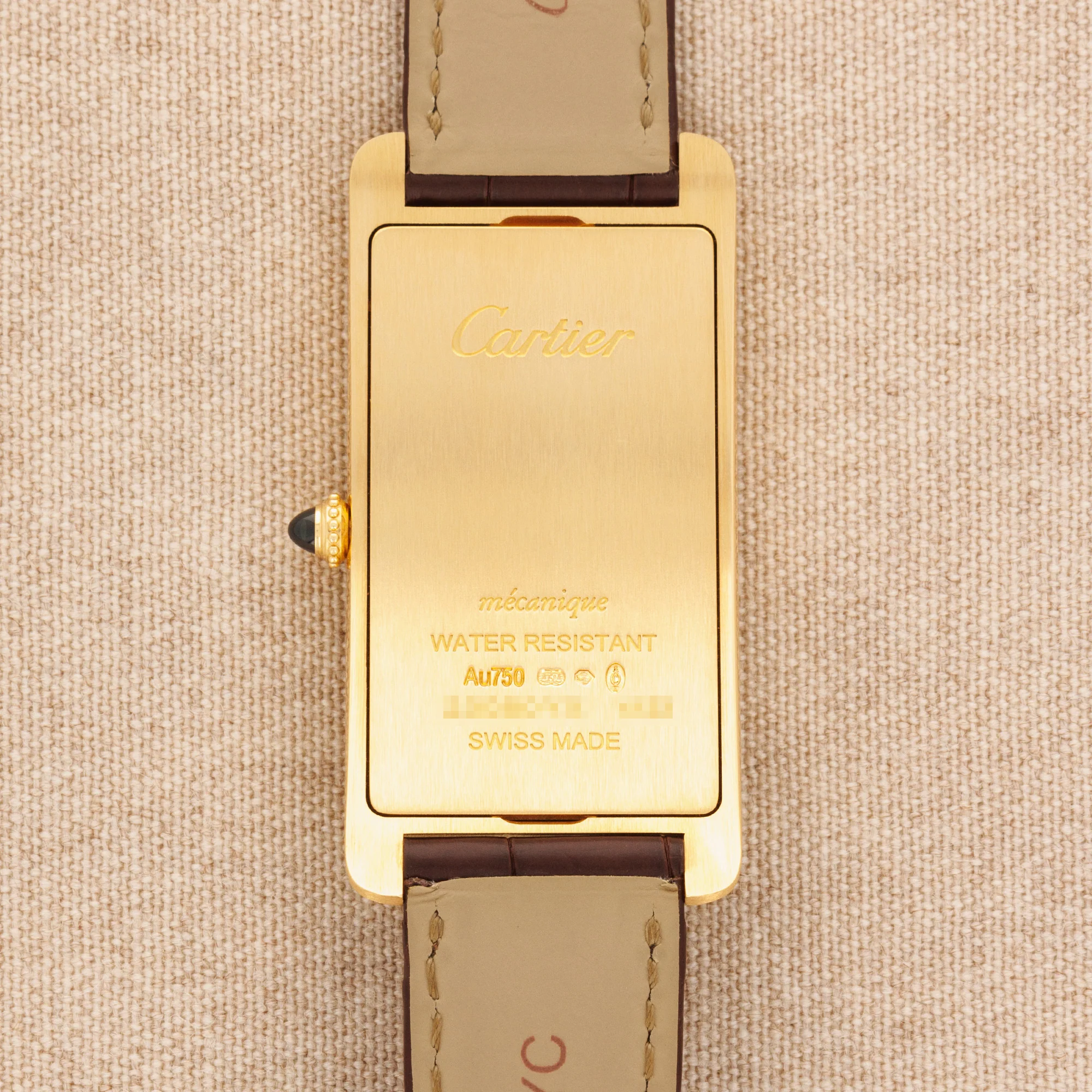 Cartier Yellow Gold Tank Cintree Watch Ref. 4123 - Image 3