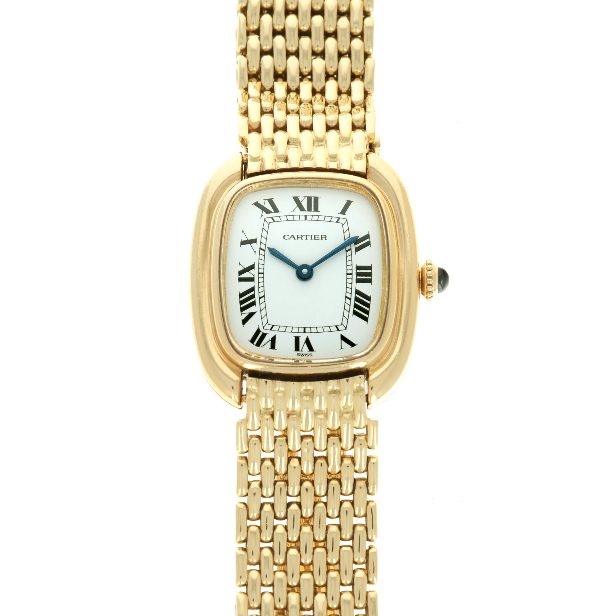 Cartier Yellow Gold Tank Gondole Bracelet Watch