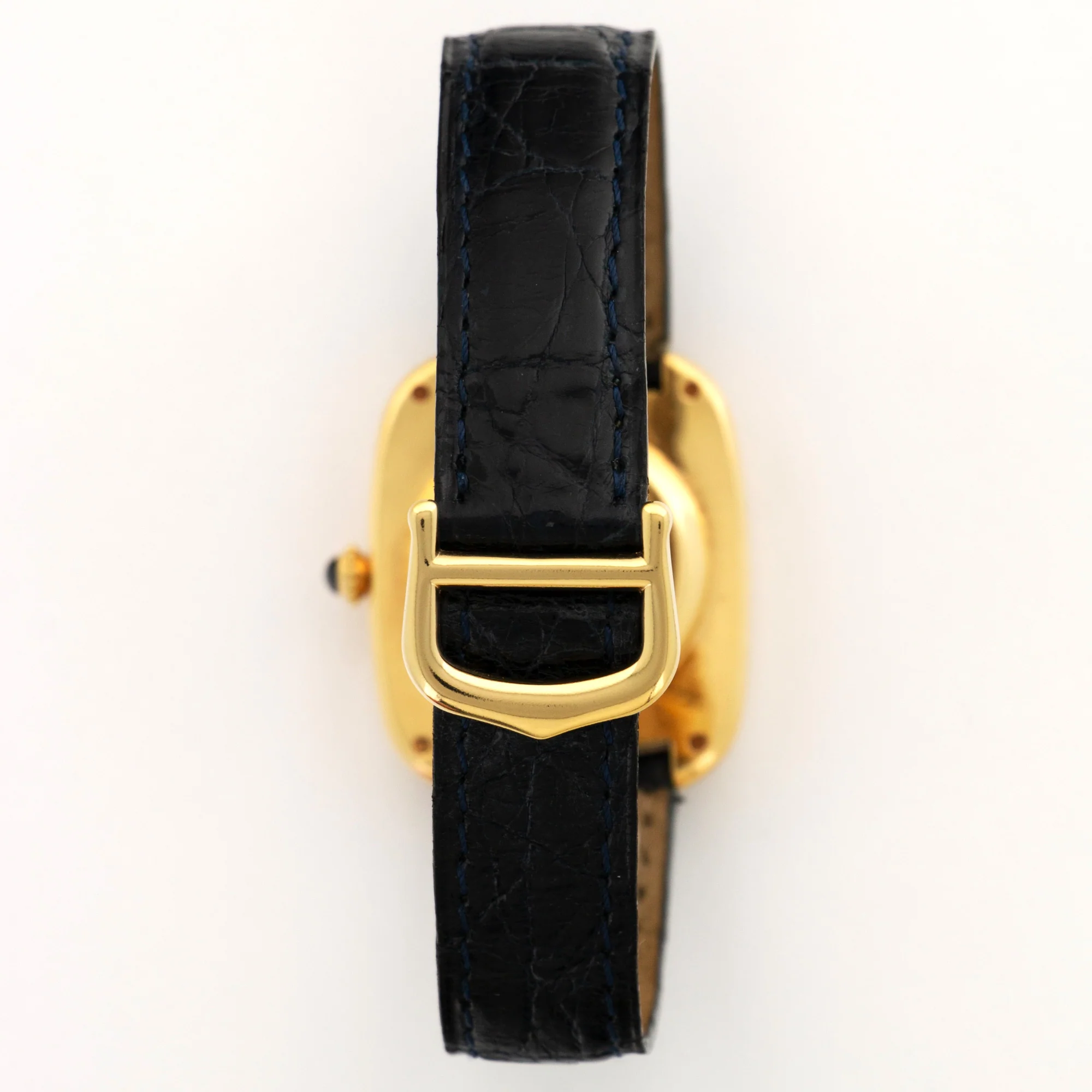 Cartier Yellow Gold Tank Gondole Strap Watch - Image 5