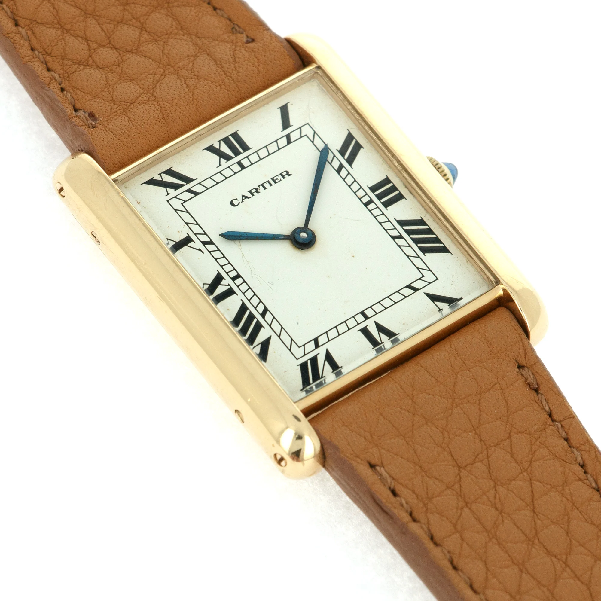 Cartier Yellow Gold Tank Jumbo Automatic Watch - Image 3