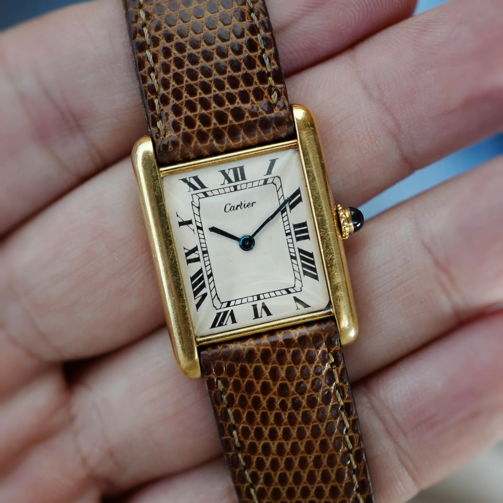 Cartier Yellow Gold Tank, London 1976 - Image 6