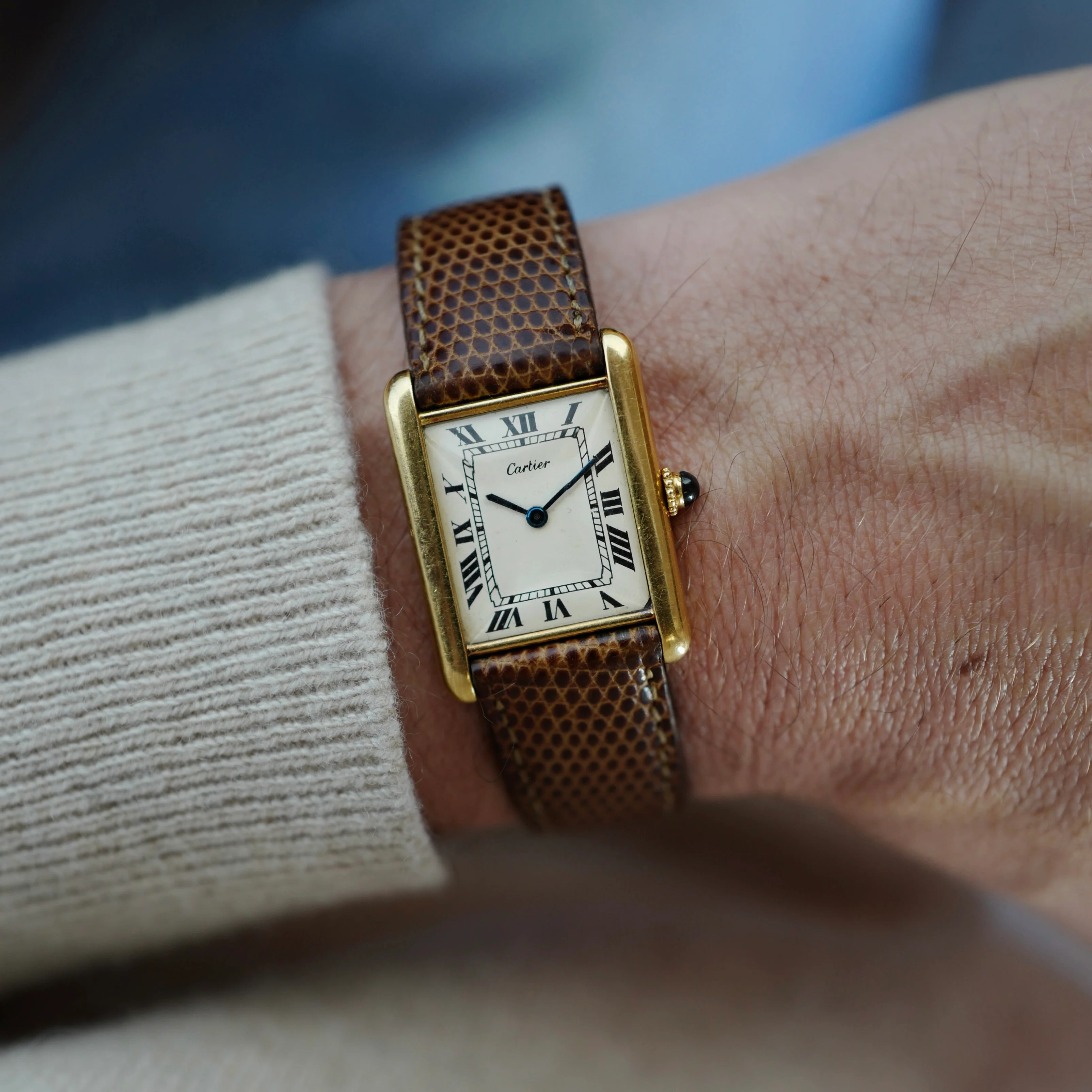Cartier Yellow Gold Tank, London 1976 - Image 7