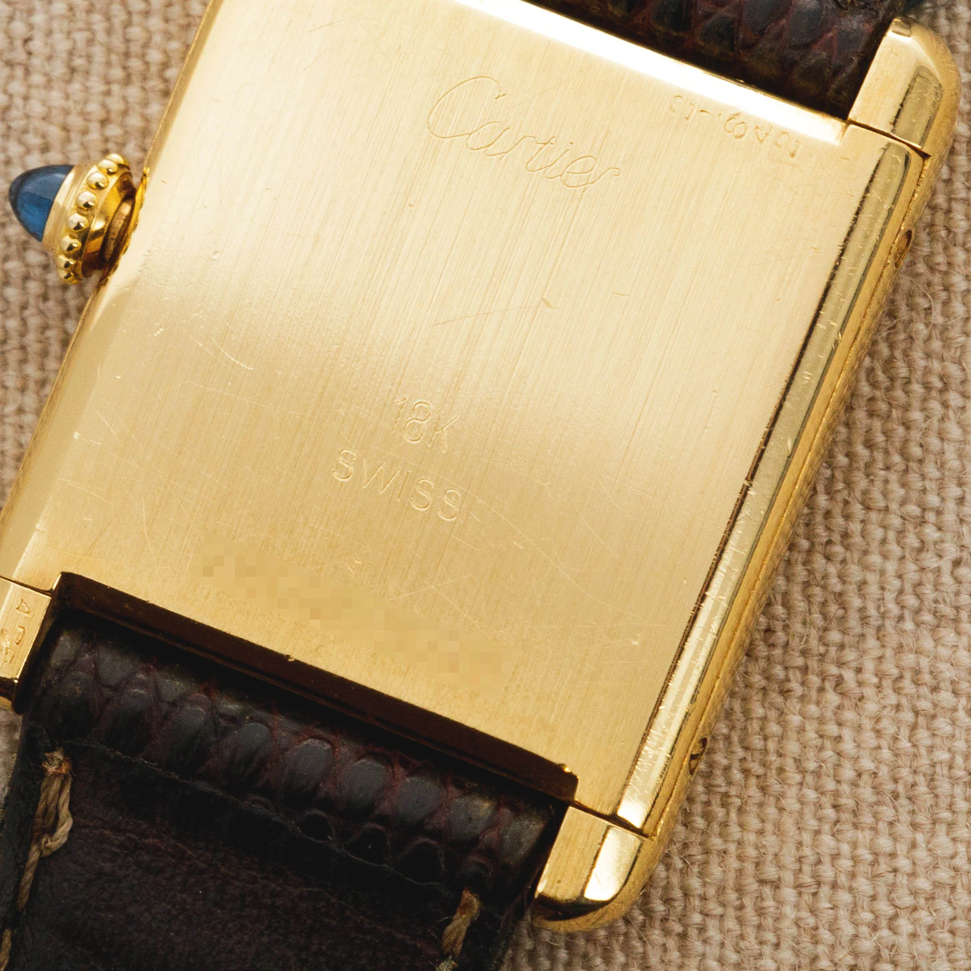 Cartier Yellow Gold Tank Louis - Image 5