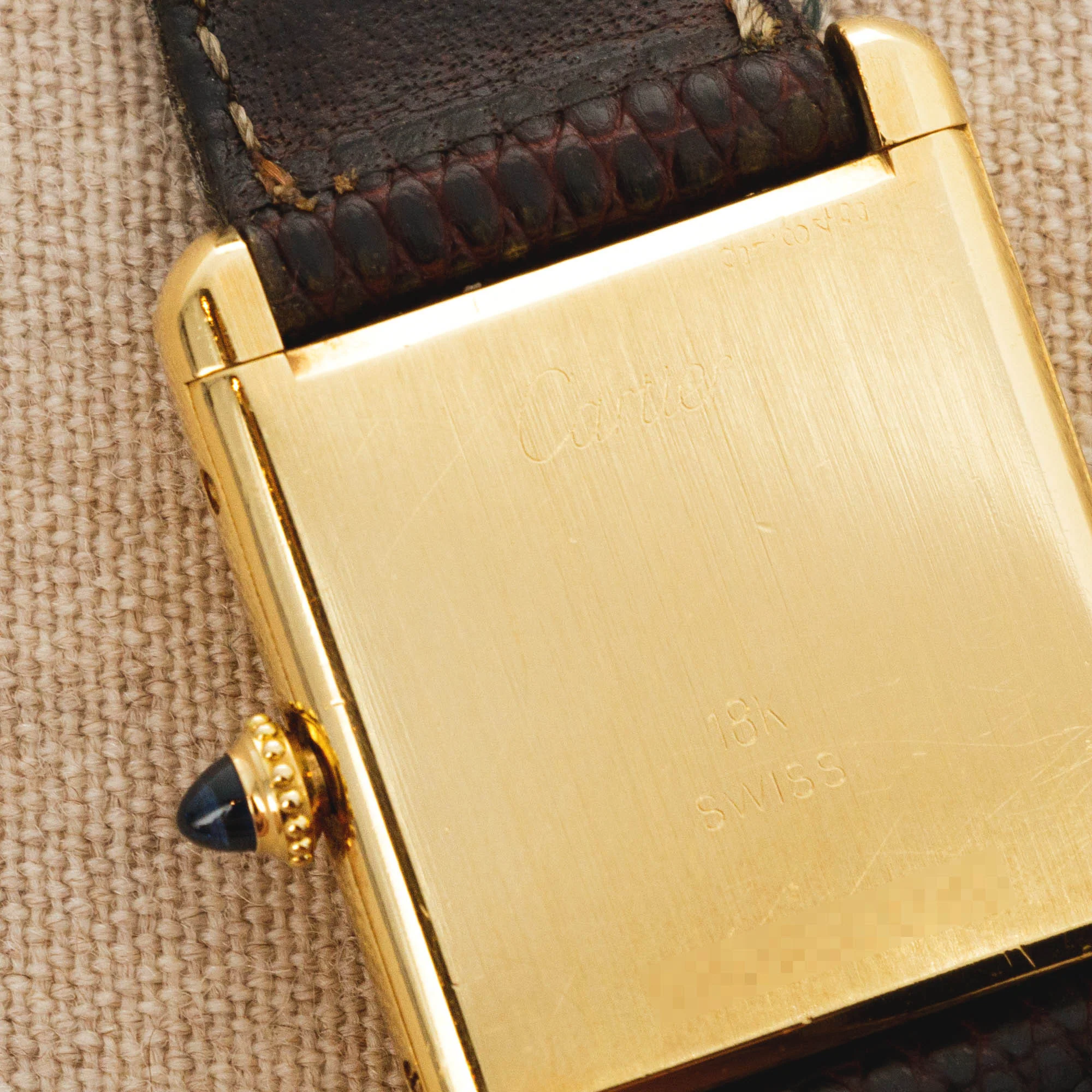 Cartier Yellow Gold Tank Louis - Image 6