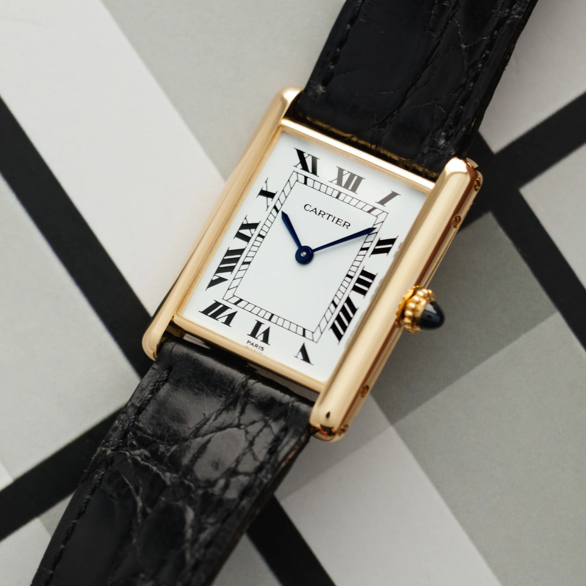 Cartier Yellow Gold Tank Louis Ref. 1600 - Image 2