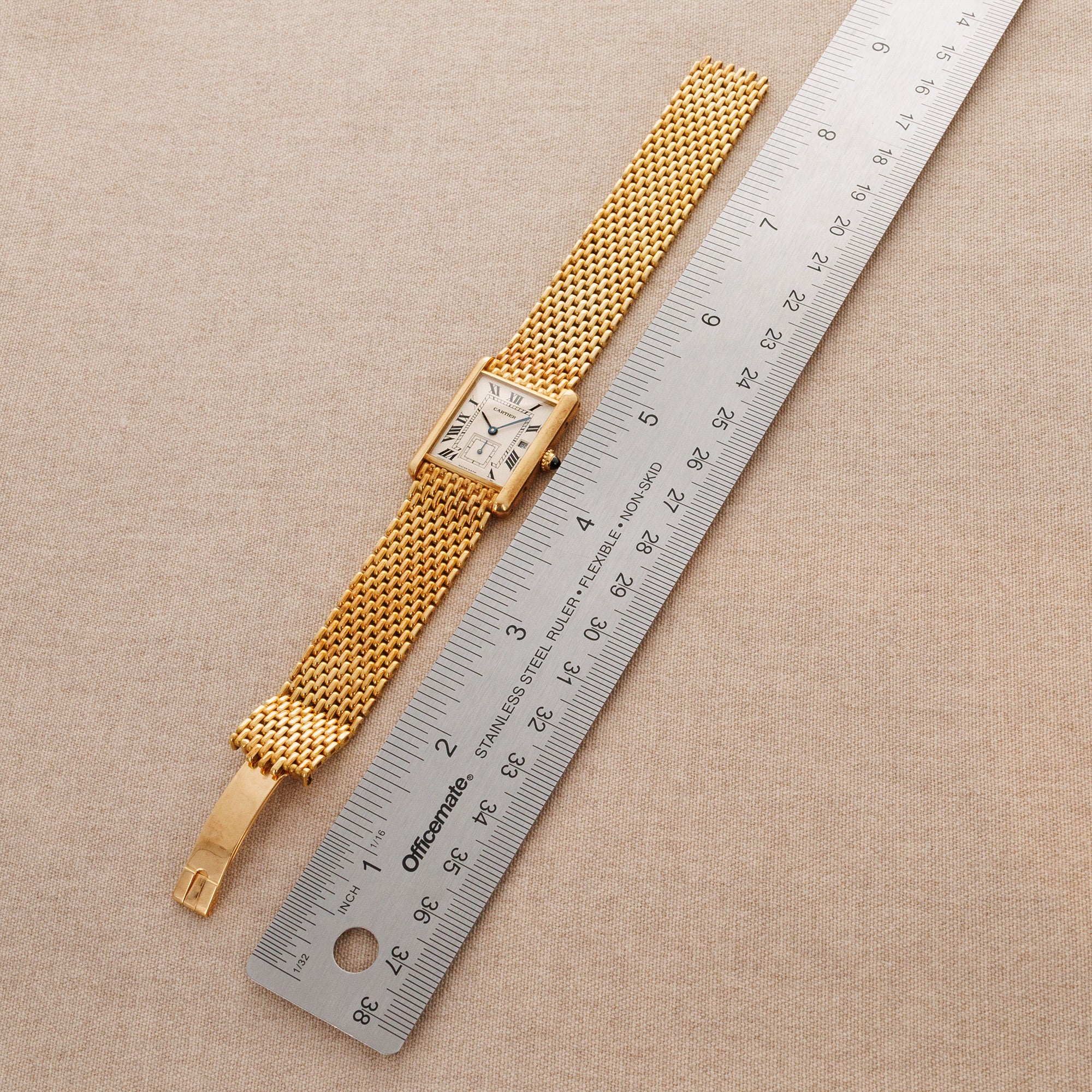Cartier Yellow Gold Tank Louis Ref. 8110 on a Bracelet - Image 5