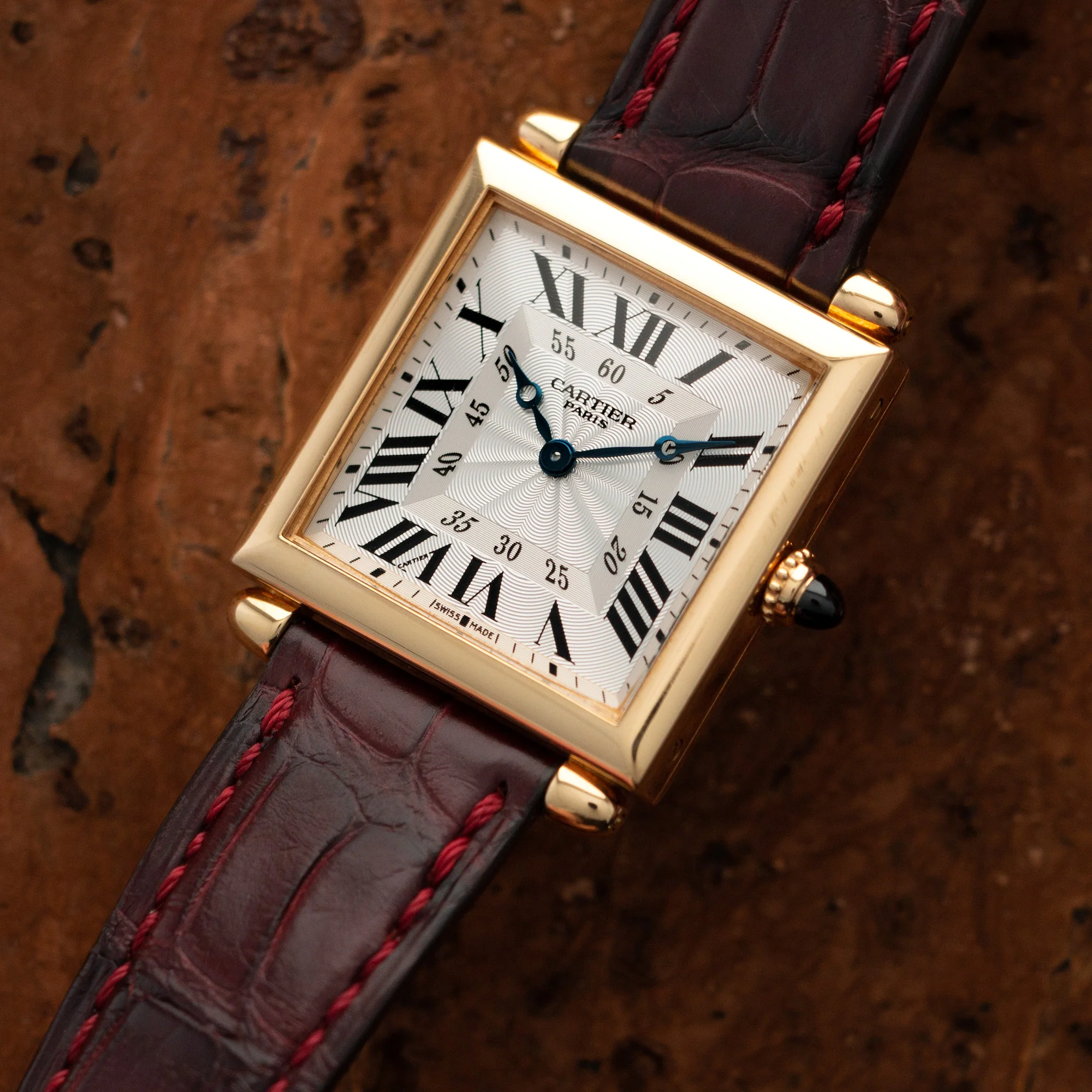 Cartier Yellow Gold Tank Obus - Image 2
