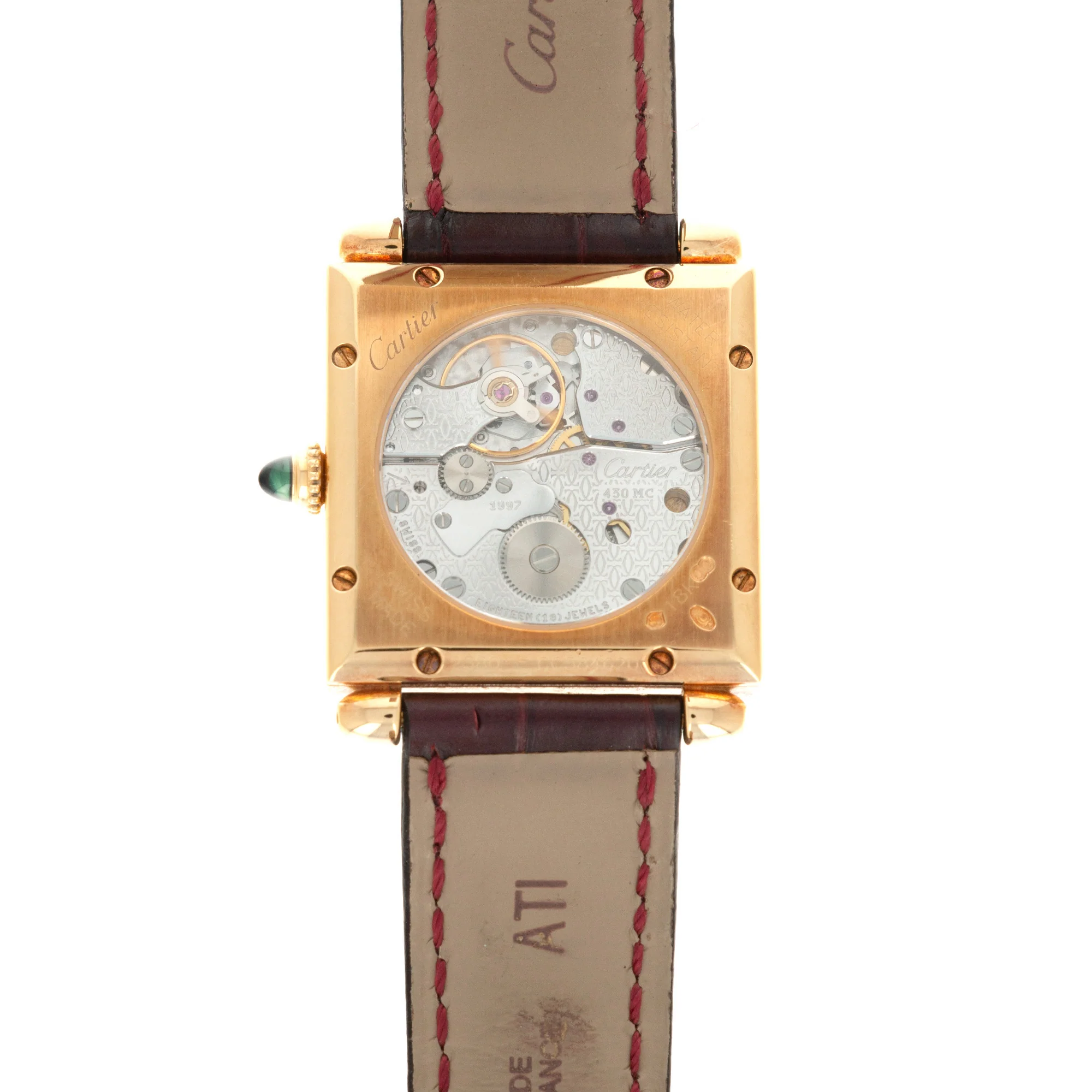 Cartier Yellow Gold Tank Obus - Image 4
