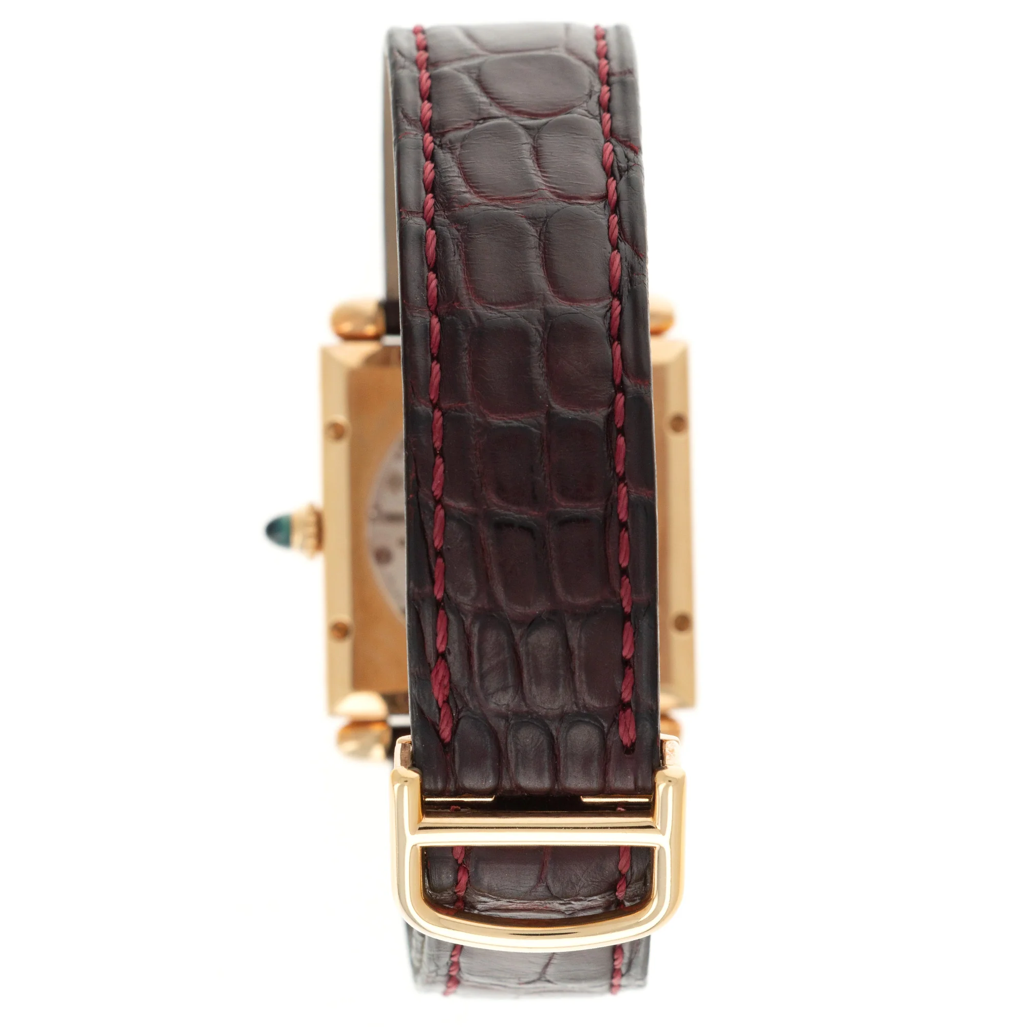 Cartier Yellow Gold Tank Obus - Image 5