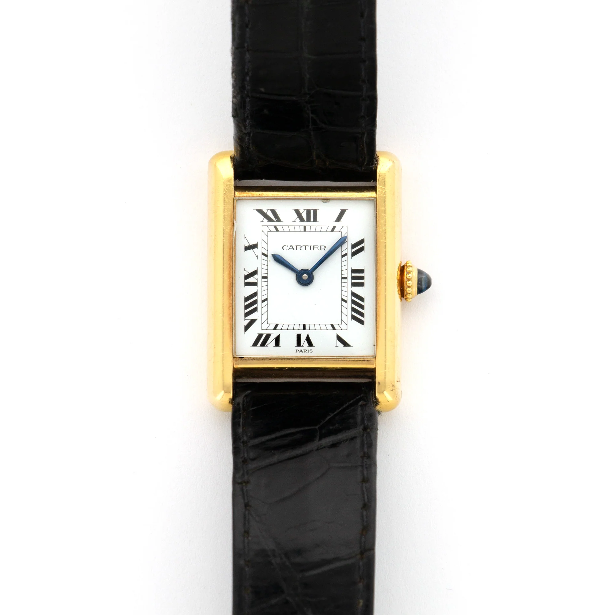 Cartier Yellow Gold Tank Watch, Circa 1970s