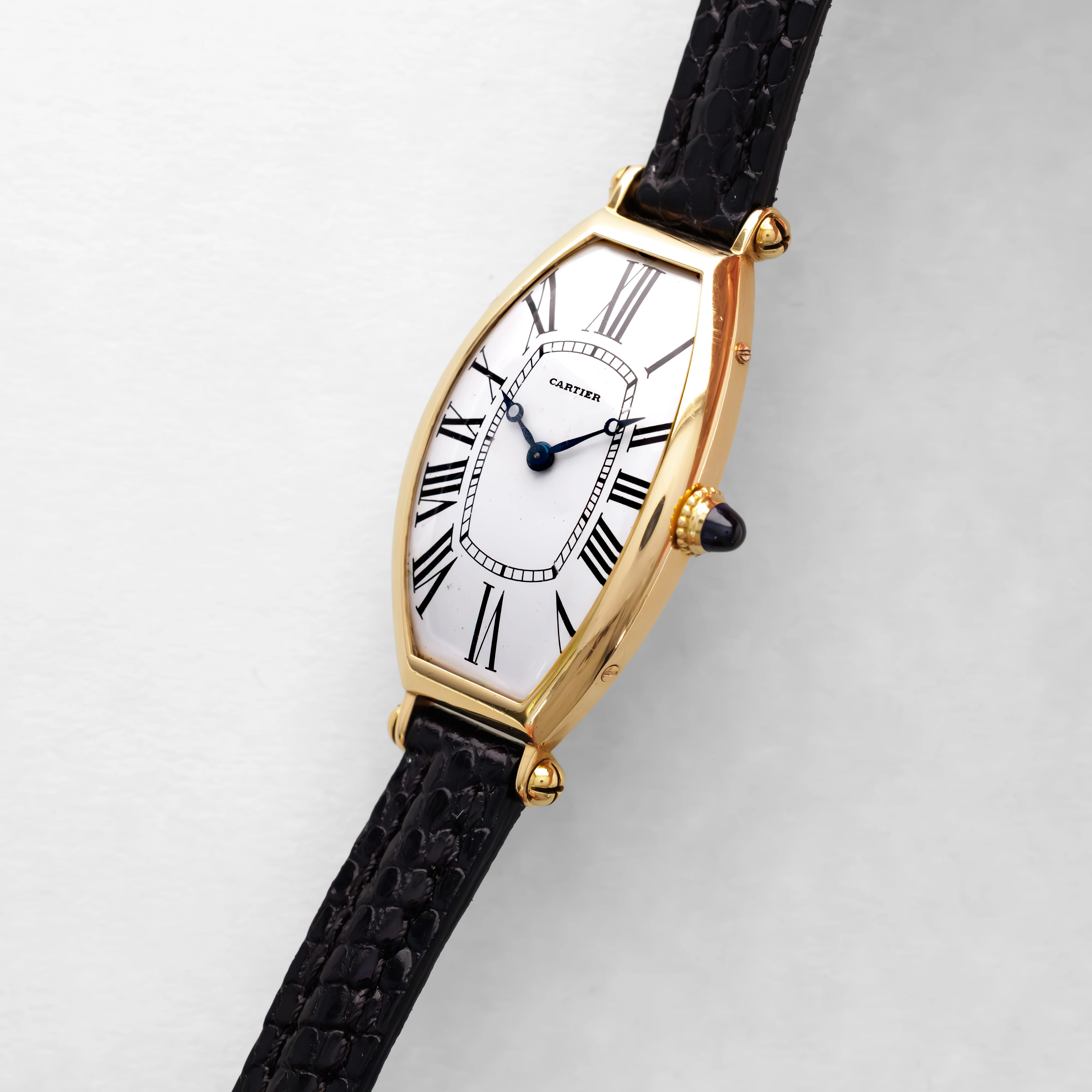 Cartier Yellow Gold Tonneau Watch, Circa 1950s with European Watch & Clock Movement - Image 2