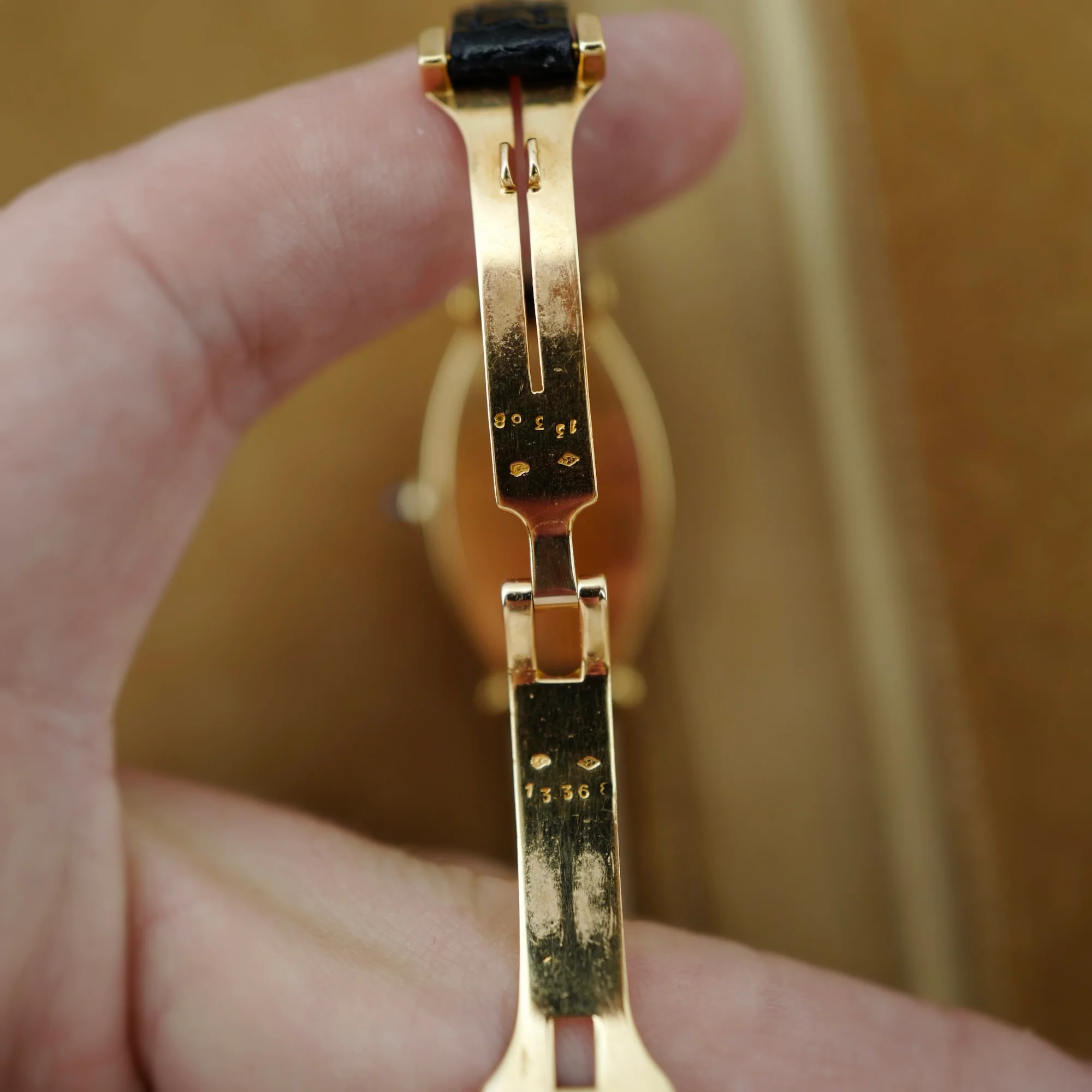 Cartier Yellow Gold Tonneau Watch, Circa 1950s with European Watch & Clock Movement - Image 5