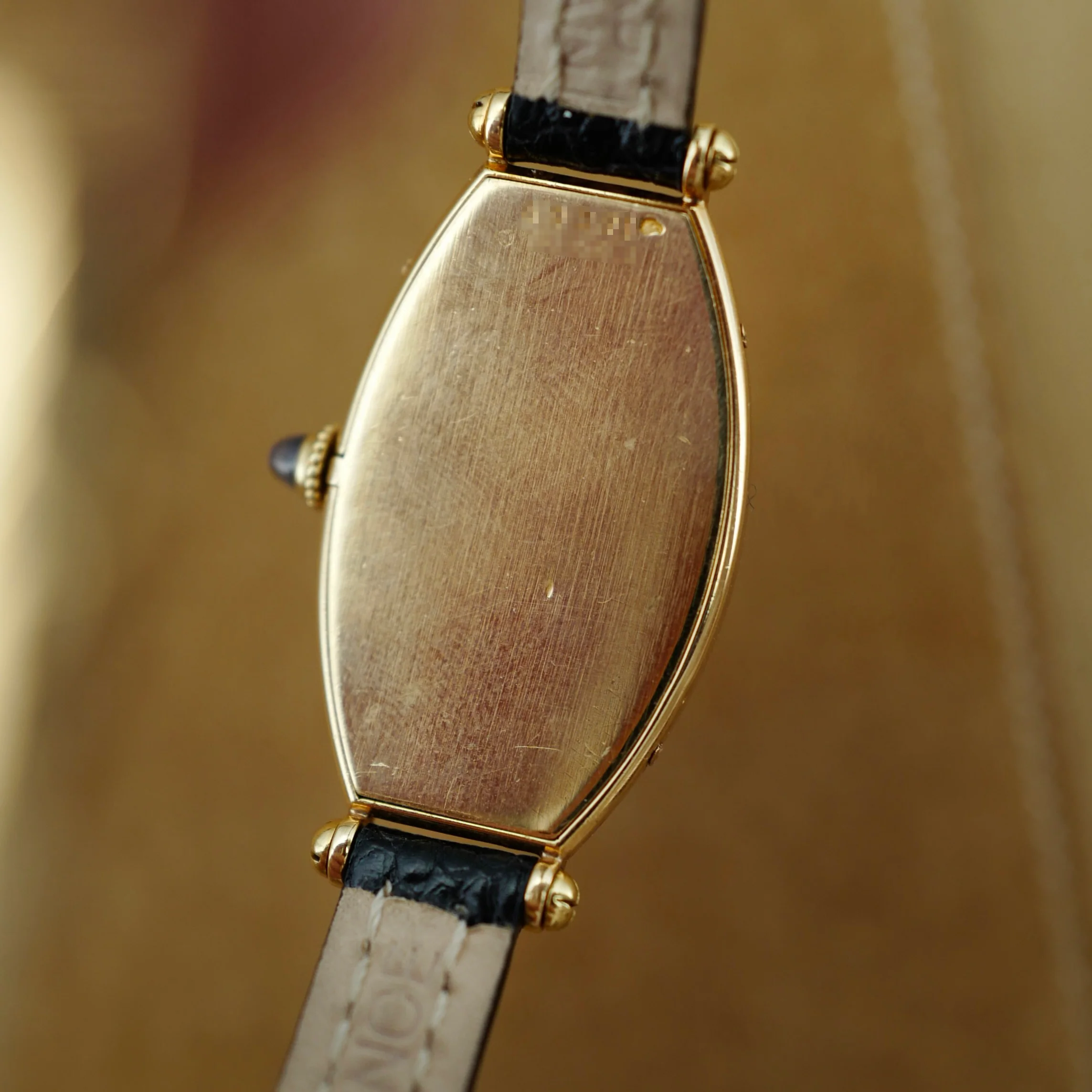 Cartier Yellow Gold Tonneau Watch, Circa 1950s with European Watch & Clock Movement - Image 7
