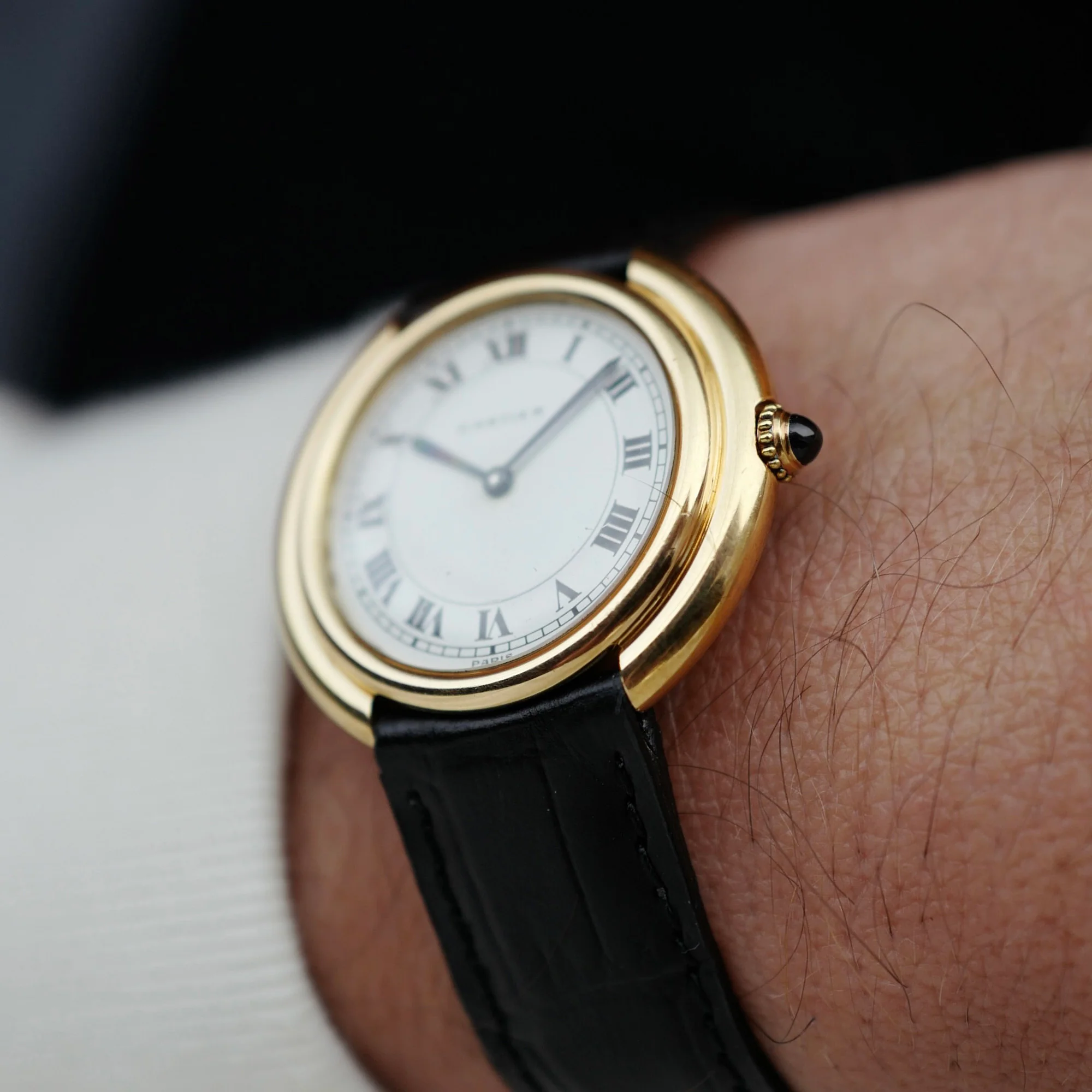 Cartier Yellow Gold Vendome Automatic Watch - Image 5