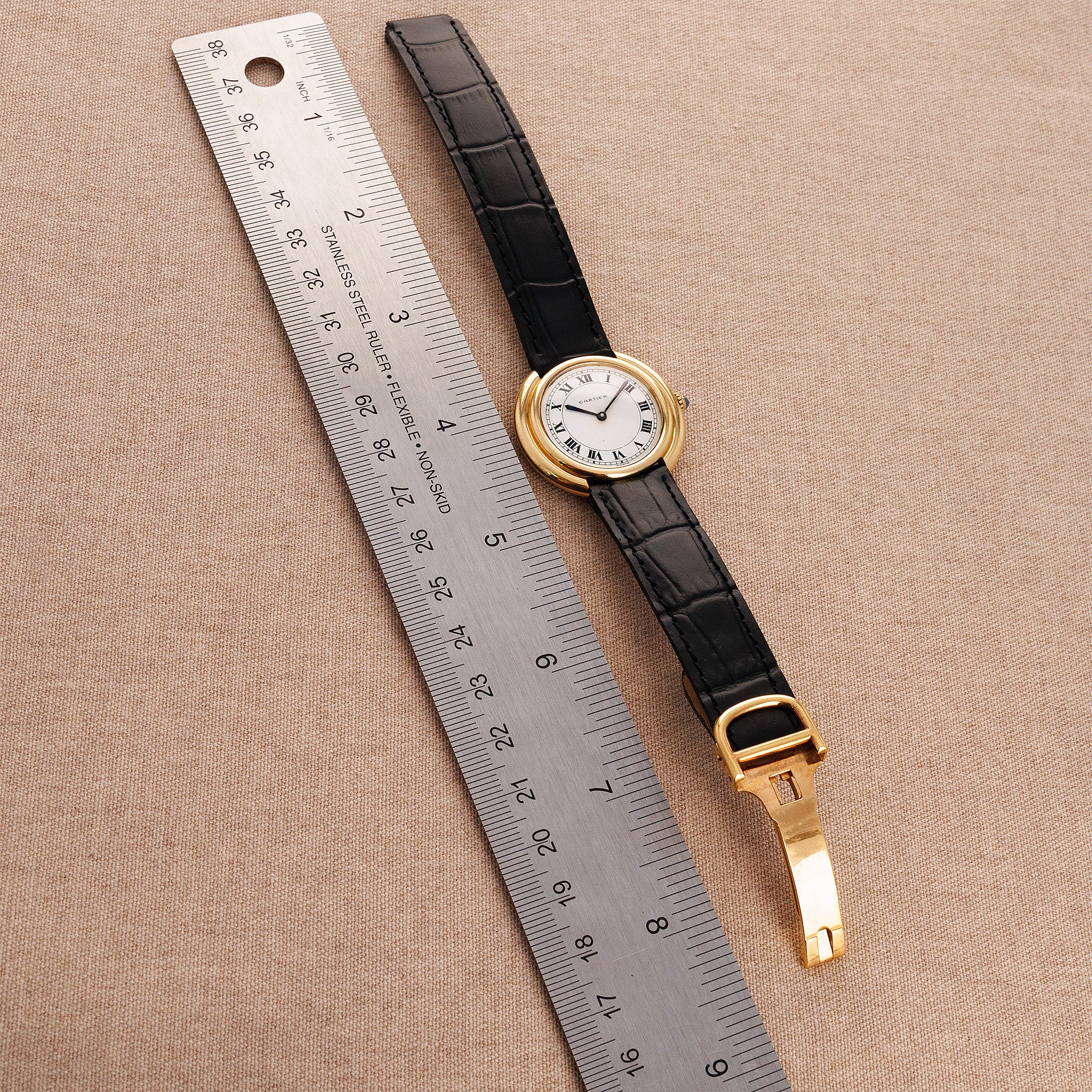 Cartier Yellow Gold Vendome Automatic Watch - Image 9