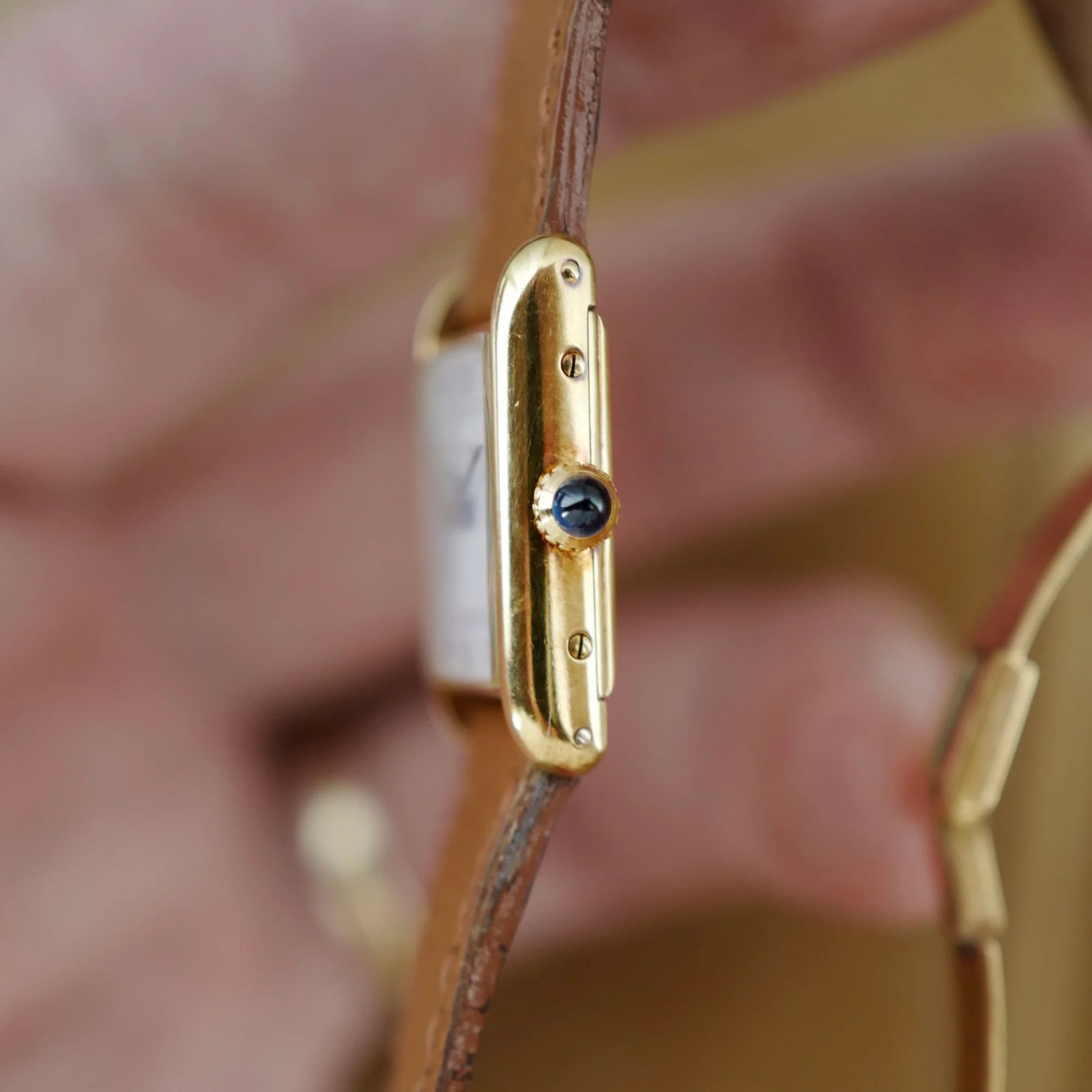 Cartier Yellow Gold Vintage Ladies Tank - Image 4