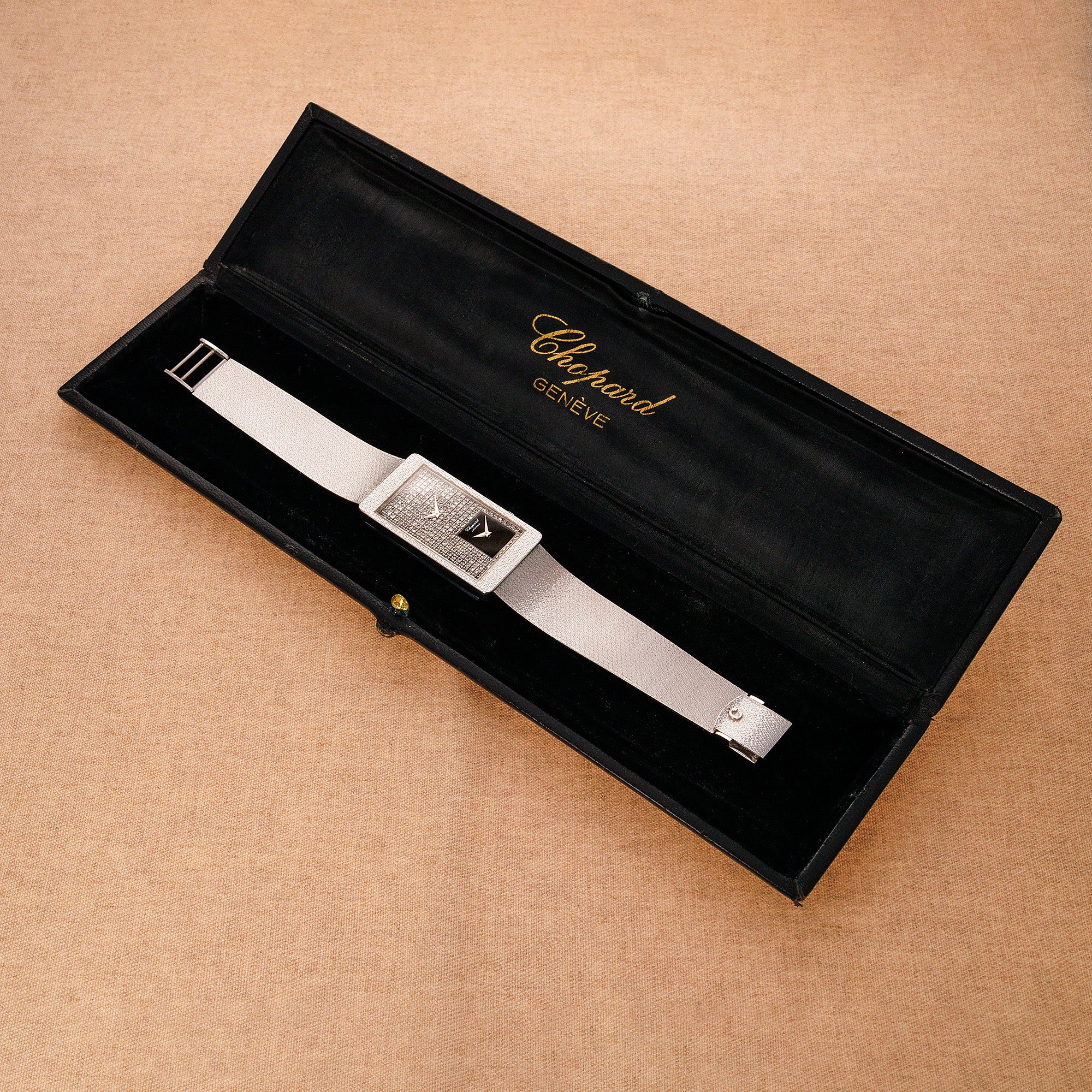 Chopard White Gold Onyx & Diamond Watch, by Kutchinsky - Image 4