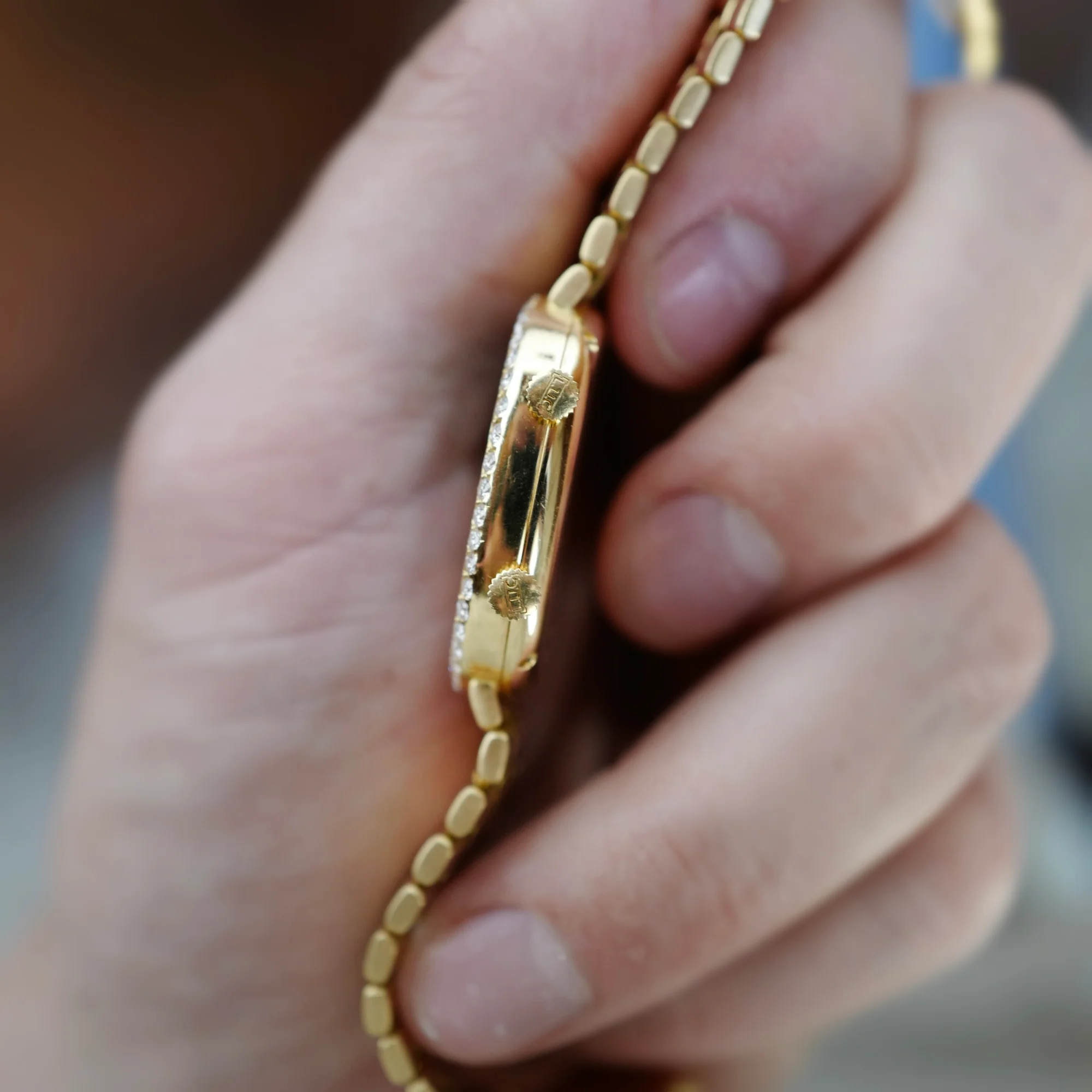 Chopard Yellow Gold Onyx and Diamond Dual Time Zone (NEW ARRIVAL) - Image 3
