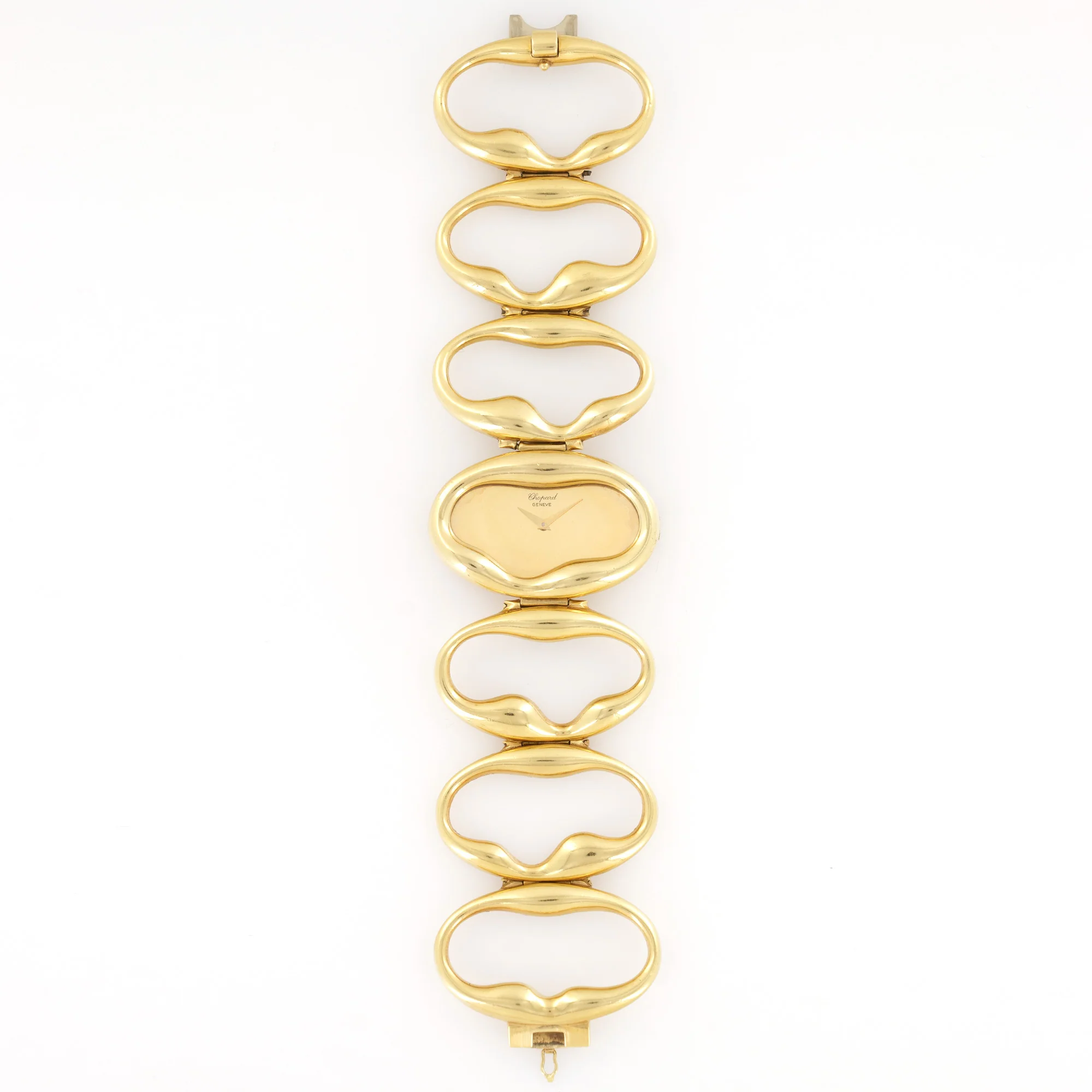 Chopard Yellow Gold Unusual Bracelet Watch, Circa 1972 - Image 3