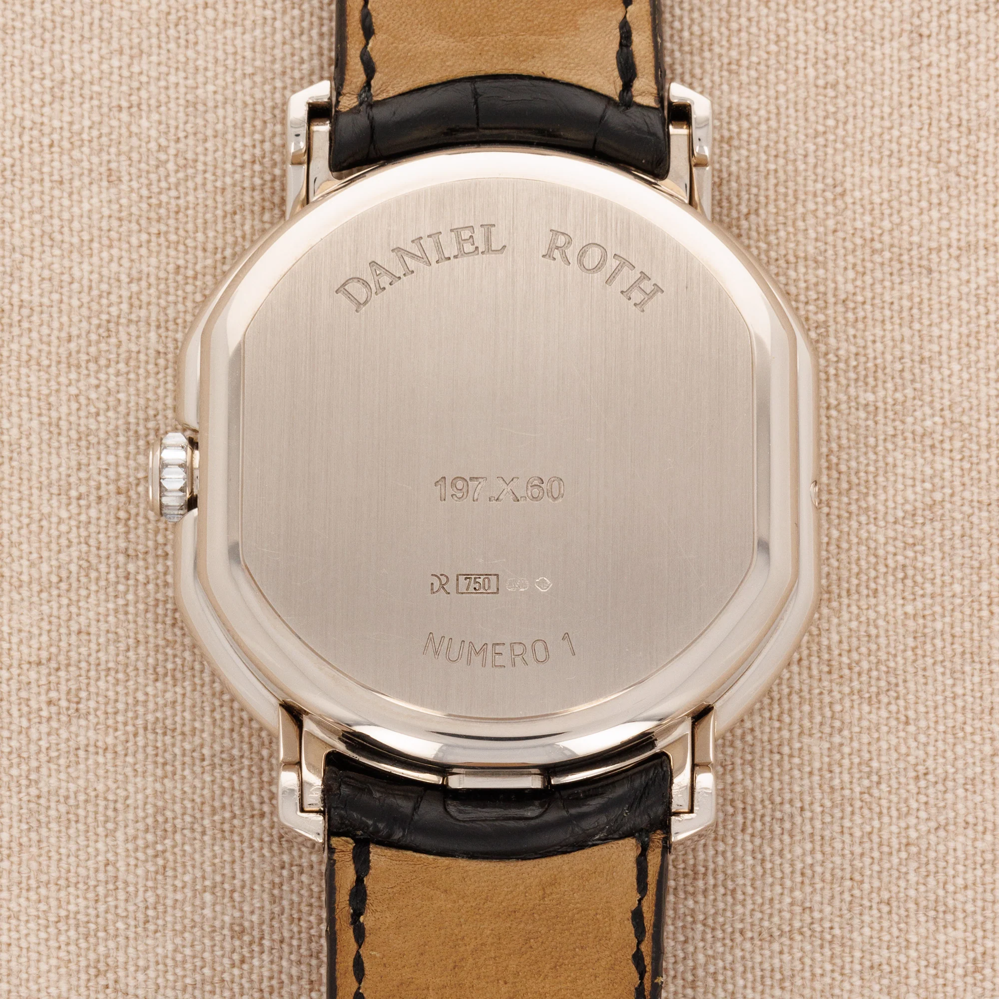Daniel Roth 8-Day Double Face Tourbillon Diamond & Sapphire Watch Ref. 197.x.60 - Image 3