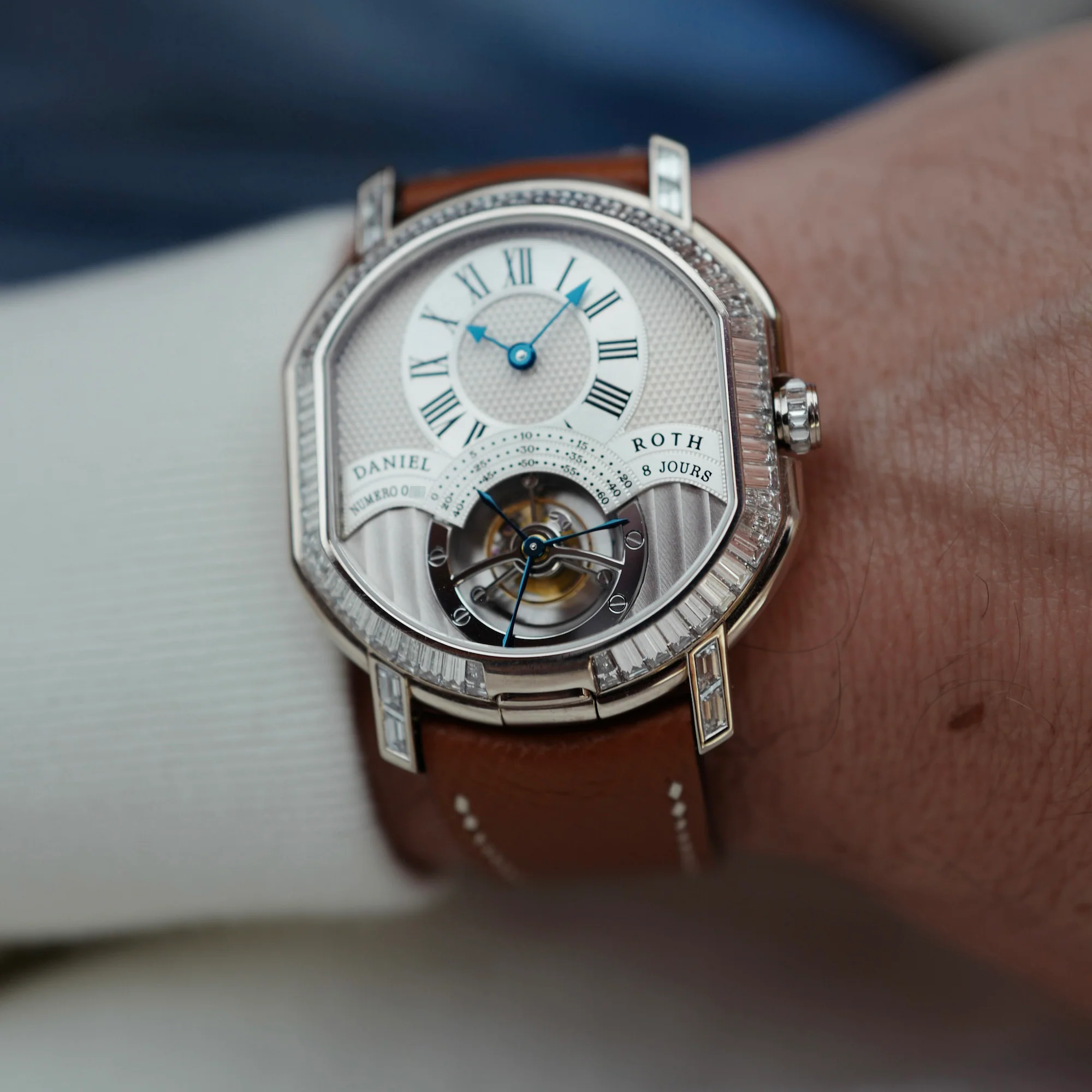 Daniel Roth 8-Day Double Face Tourbillon Diamond Watch Ref. 197.x.60 - Image 5