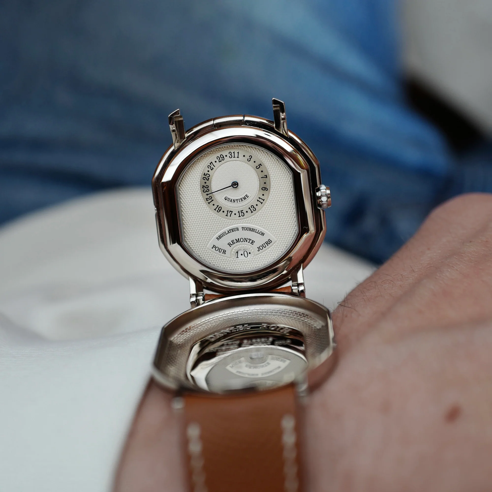 Daniel Roth 8-Day Double Face Tourbillon Diamond Watch Ref. 197.x.60 - Image 6