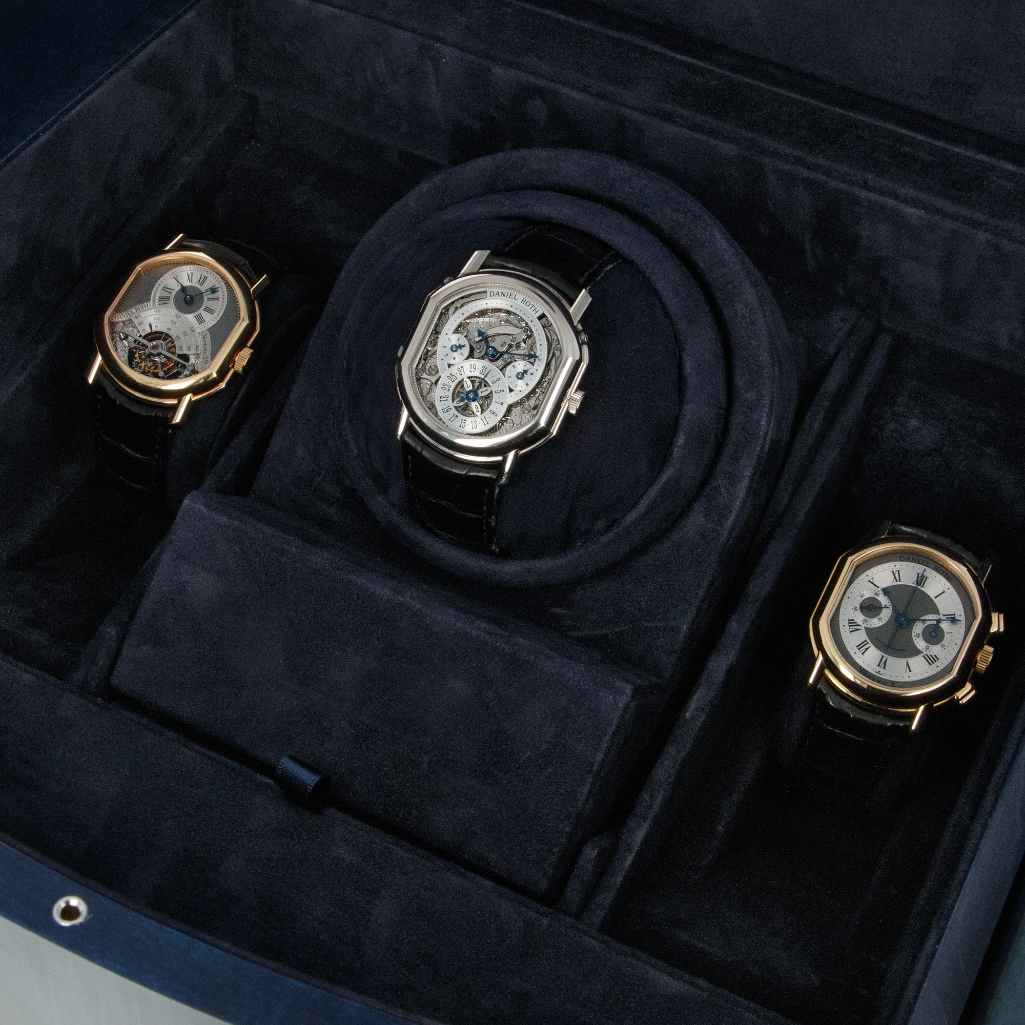 Daniel Roth Tourbillon, Retrograde Skeleton, Chronograph, Three Watch Set - Image 2