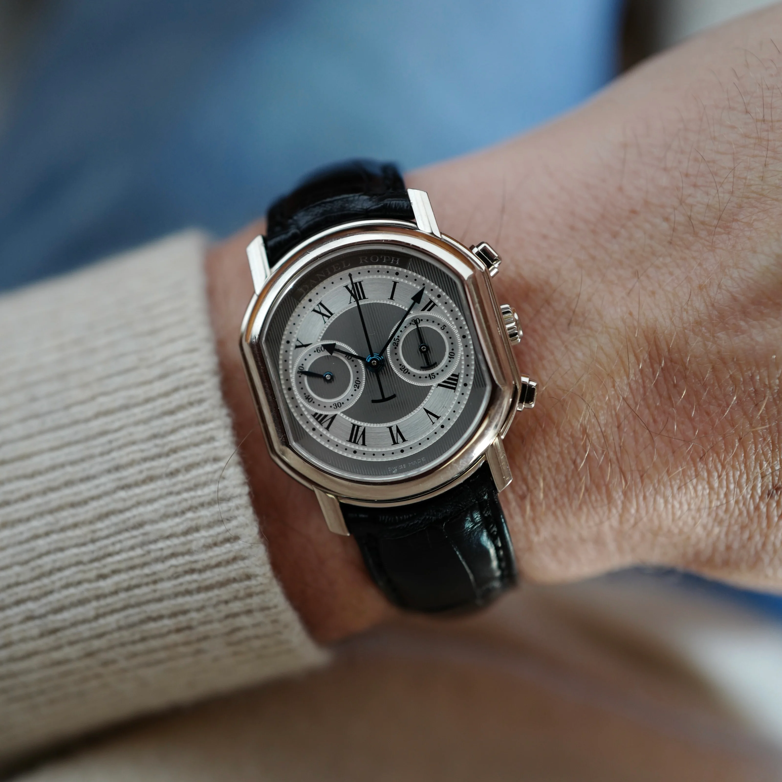 Daniel Roth White Gold Chronograph Watch Ref. 447.J.10 - Image 5
