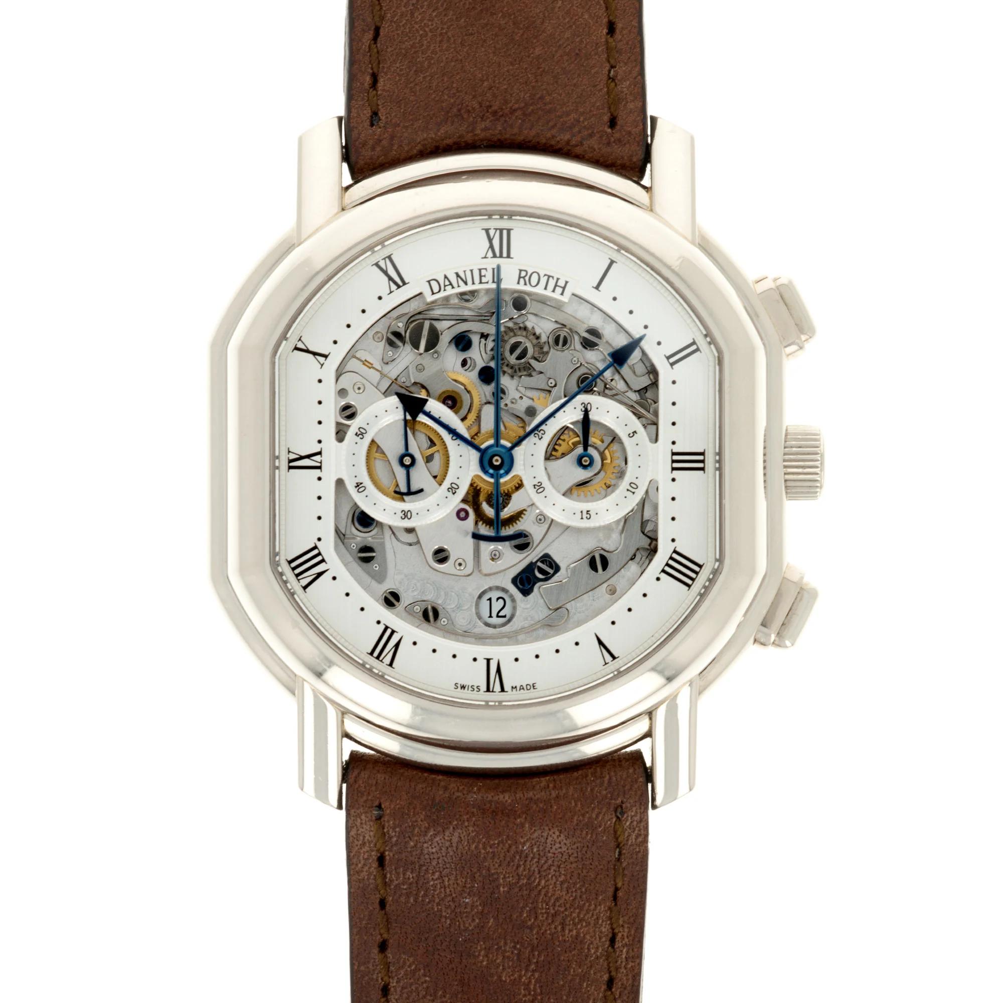 Daniel Roth White Gold Skeleton Chronograph Ref. 447.X.60