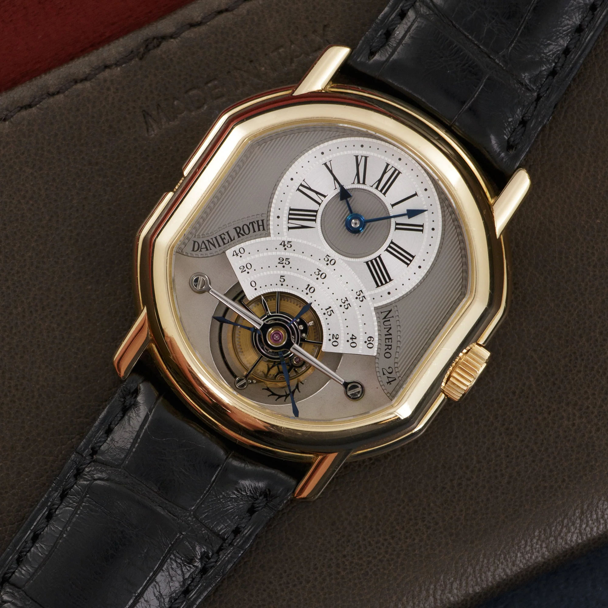 Daniel Roth Yellow Gold Regulateur Tourbillon Watch - Image 2