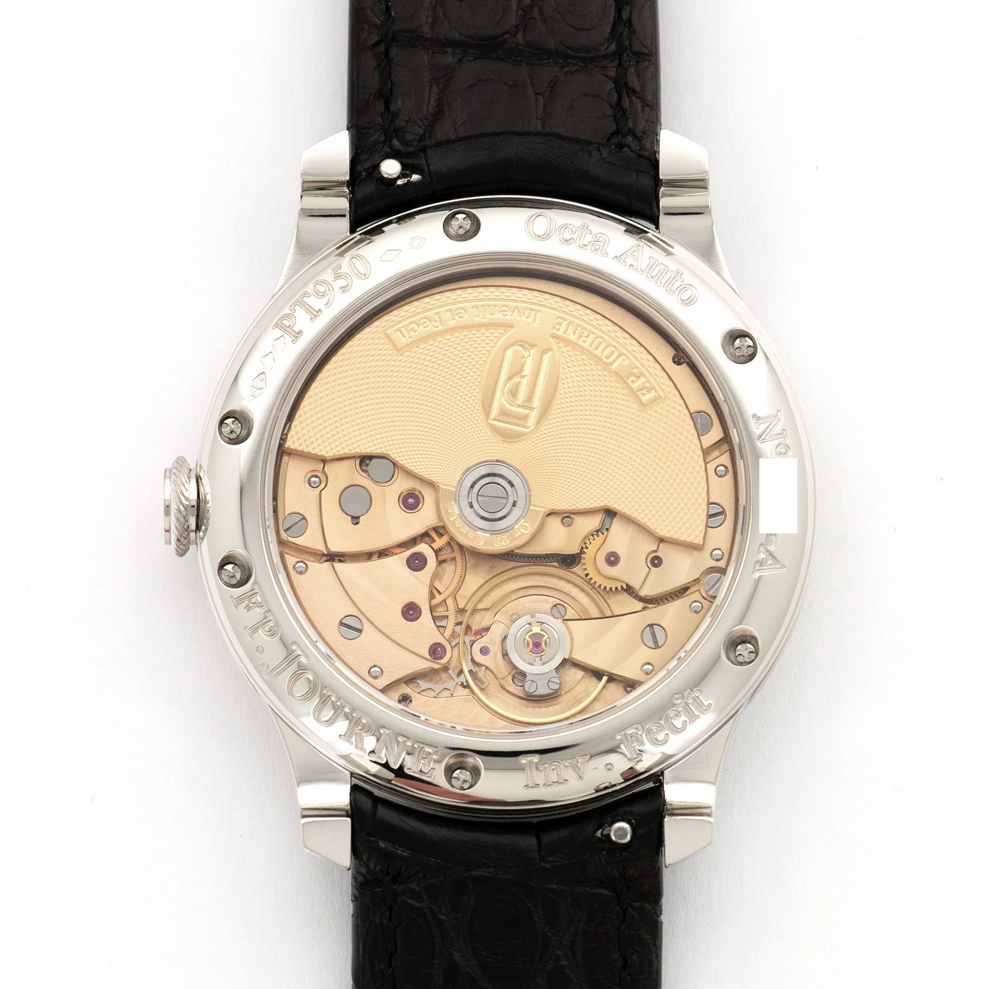 F.P. Journe Platinum Octa Auto Reserve de Marche Black Label Watch - Image 4