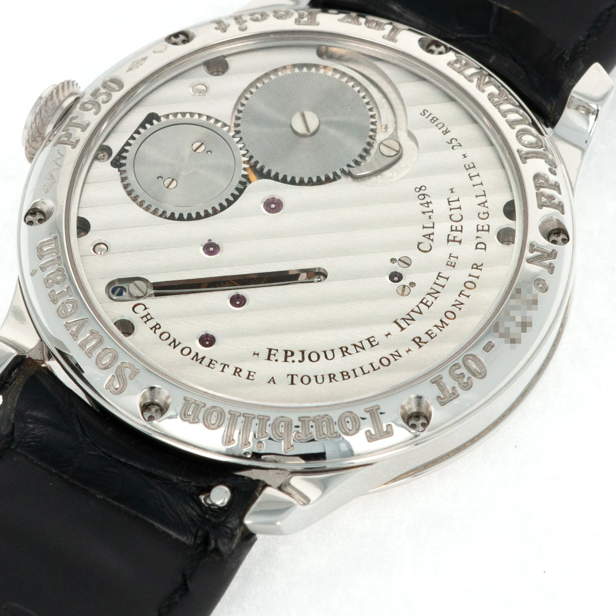 F.P Journe Platinum Tourbillon Remontoir dEgalite with Rose Gold Dial - Image 7