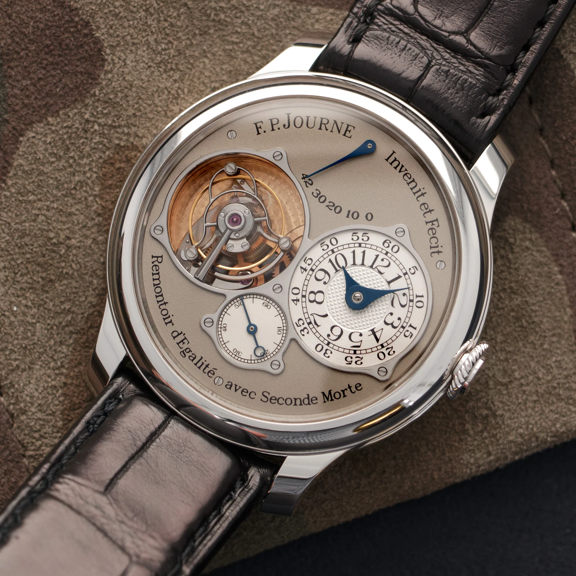 F.P. Journe Platinum Tourbillon Souverain Dead Seconds Watch - Image 2
