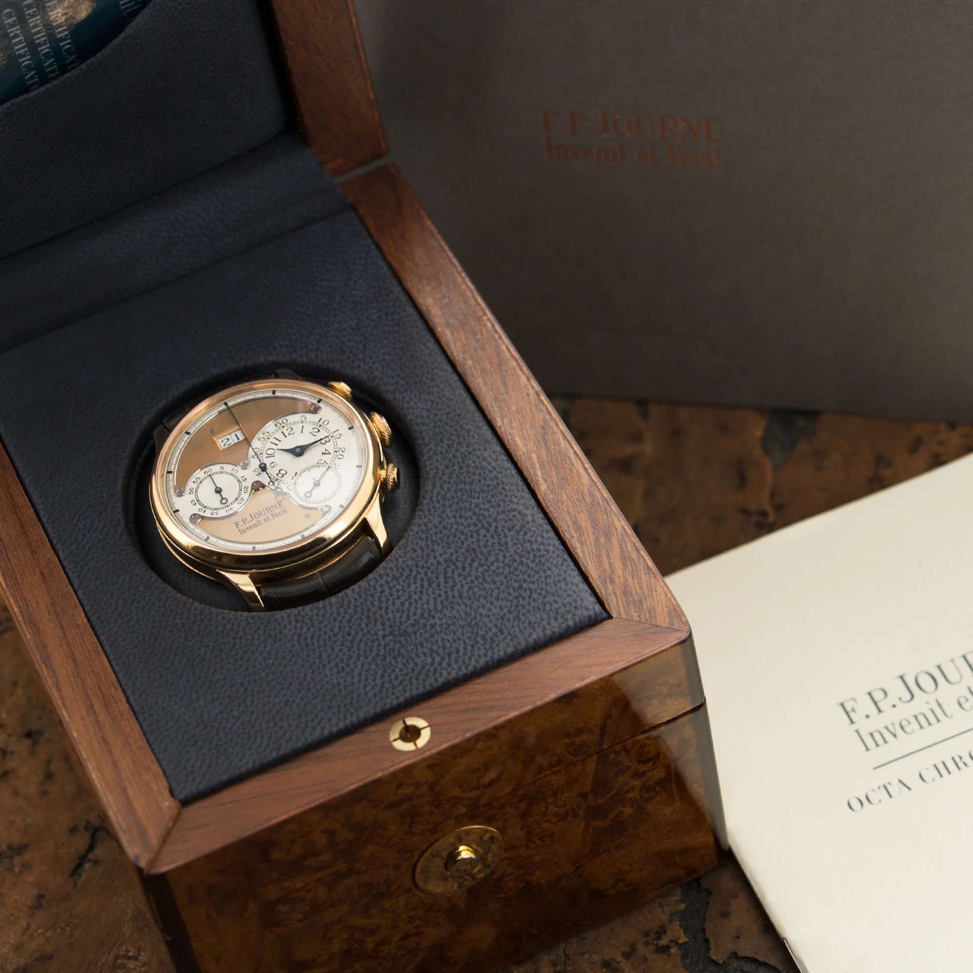 F.P. Journe Rose Gold Octa Chronograph Watch - Image 7