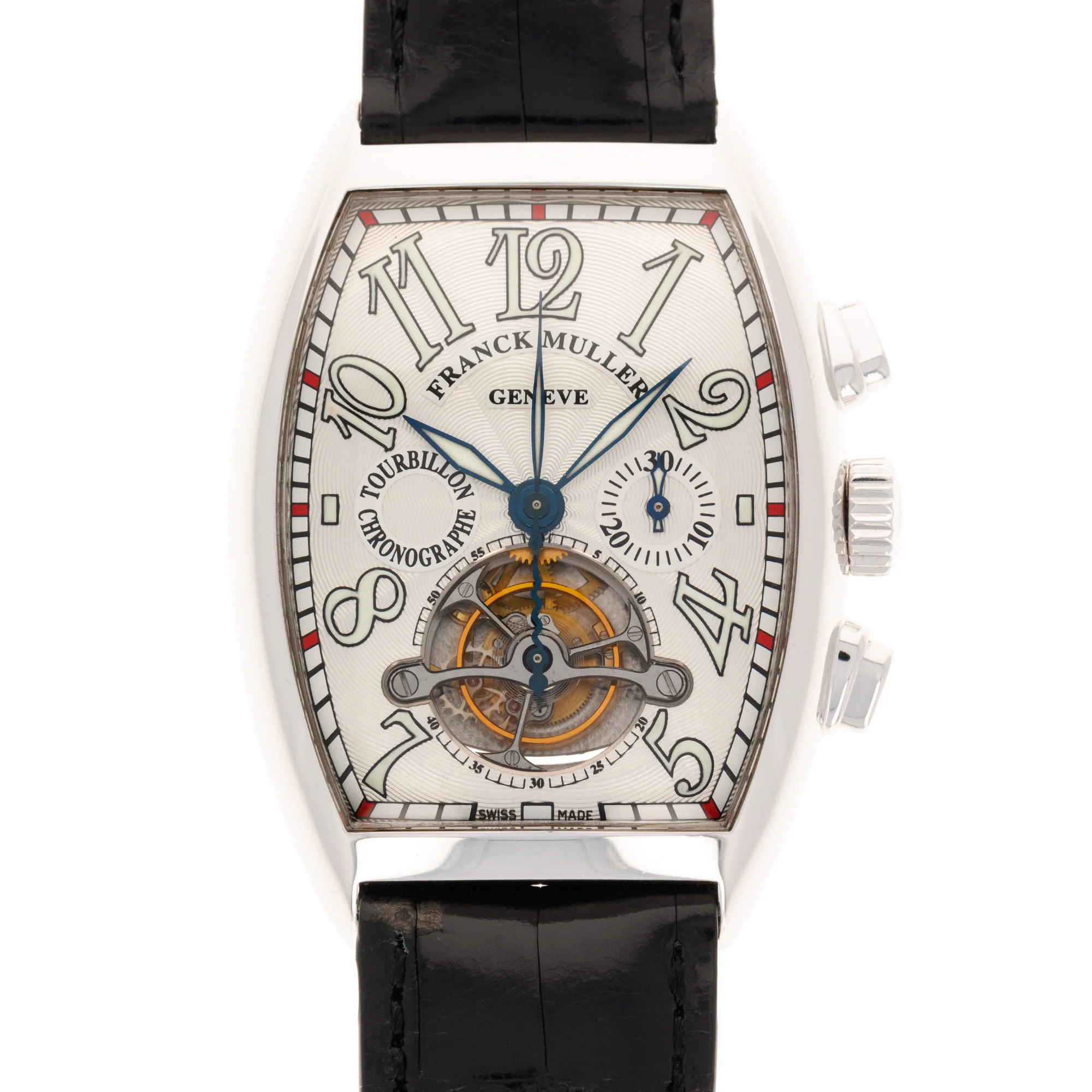 Franck Muller Platinum Chronograph Tourbillon Ref. 7850CCT