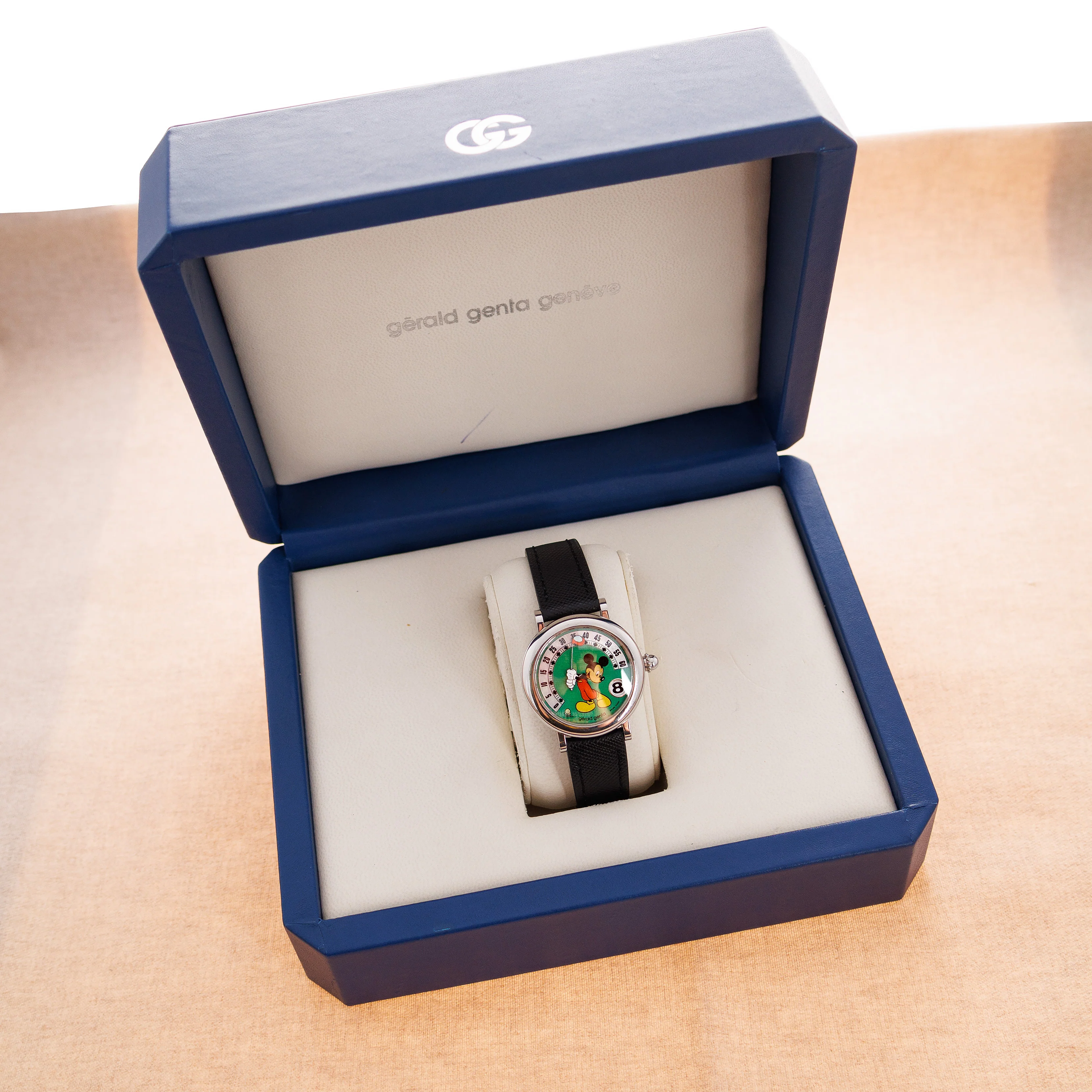 Gerald Genta Steel Retro Fantasy Mickey Mouse Golf Watch Ref. G3612 - Image 5