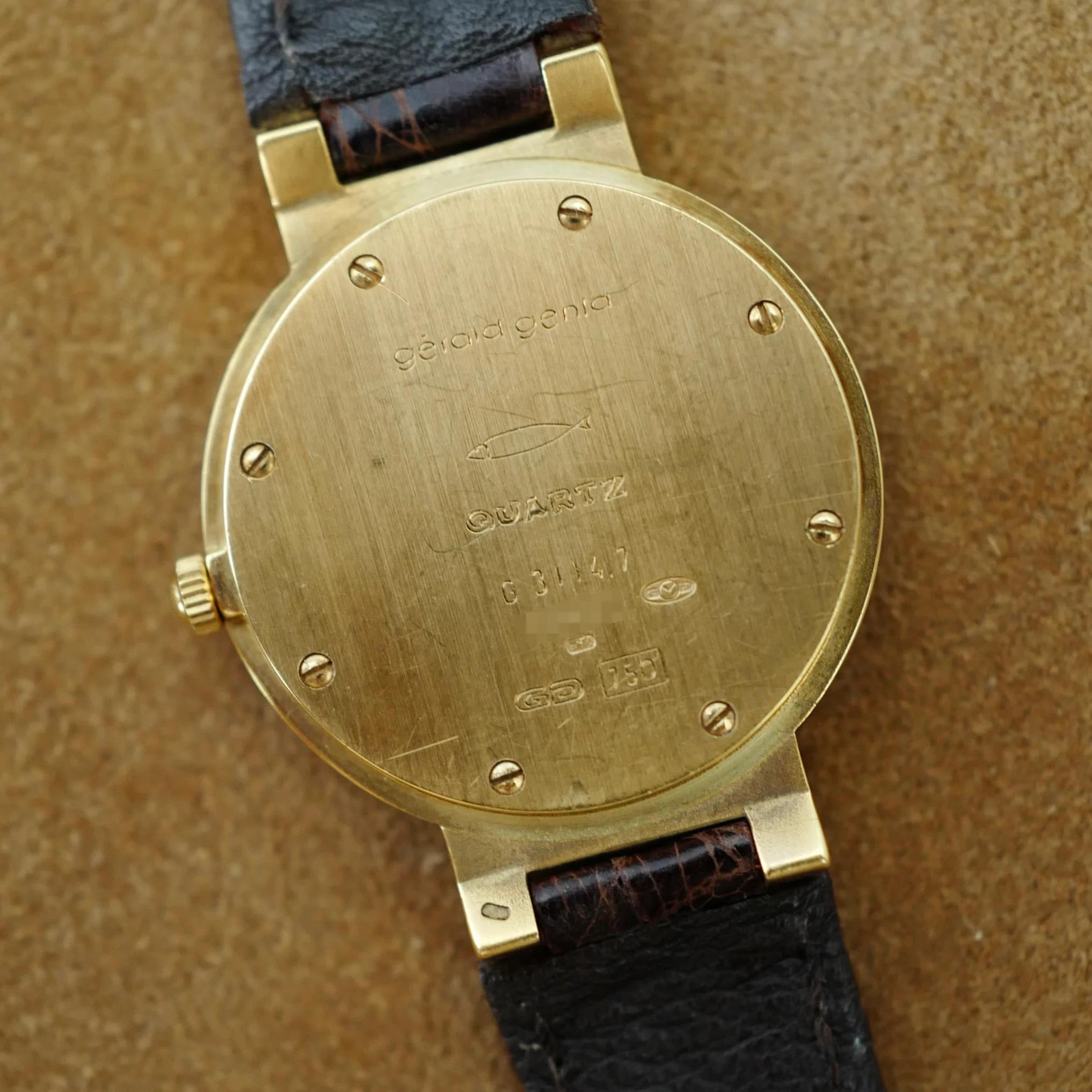 Gerald Genta Yellow Gold and Wood Watch Ref. G 3114.7 (New Arrival) - Image 4