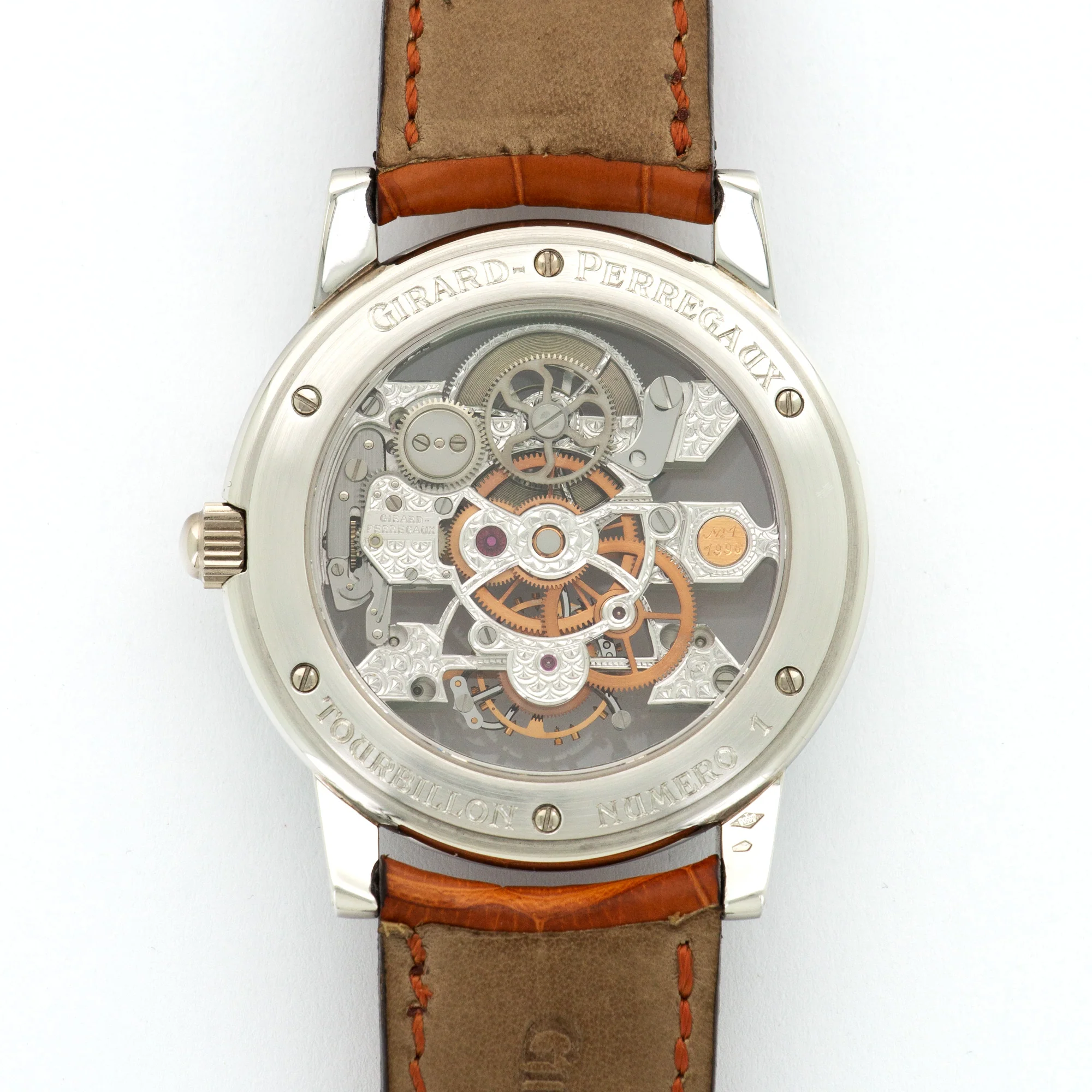 Girard Perregaux Platinum Triple Bridge Skeleton Diamond Tourbillon - Image 4