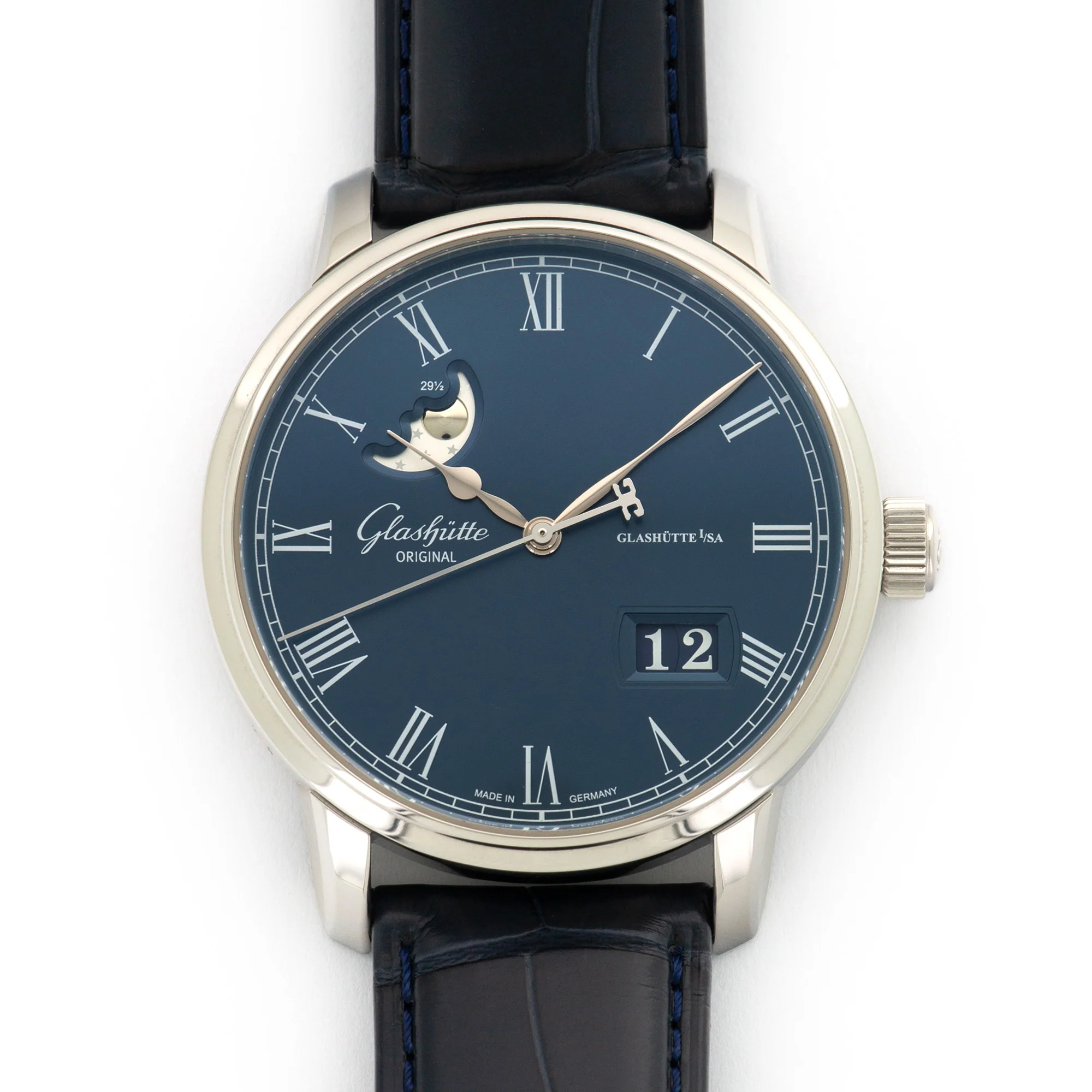 Glashutte Original Senator Panorama Date Moonphase Watch