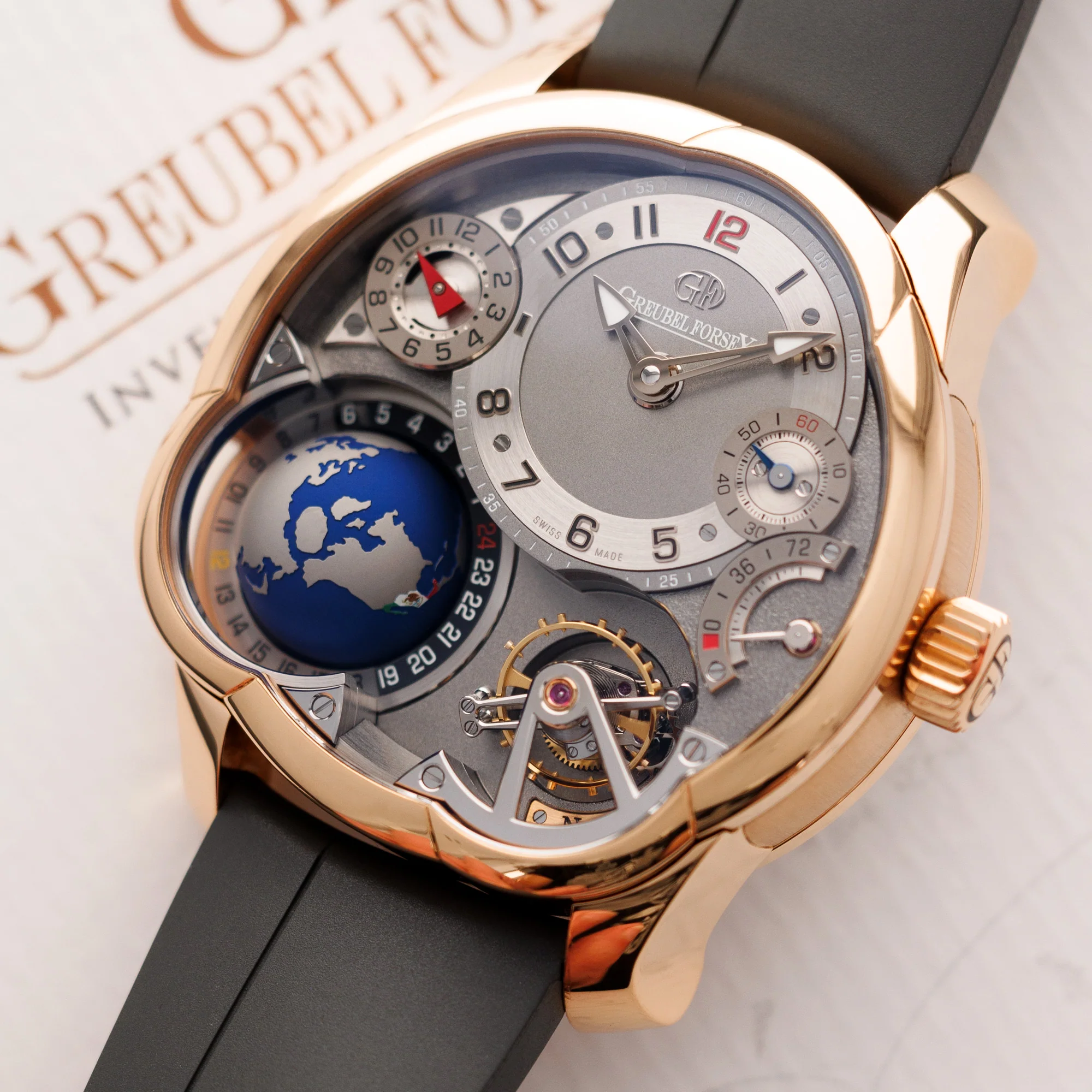 Greubel Forsey Rose Gold GMT Globe GF05 97805 Tourbillon - Image 2