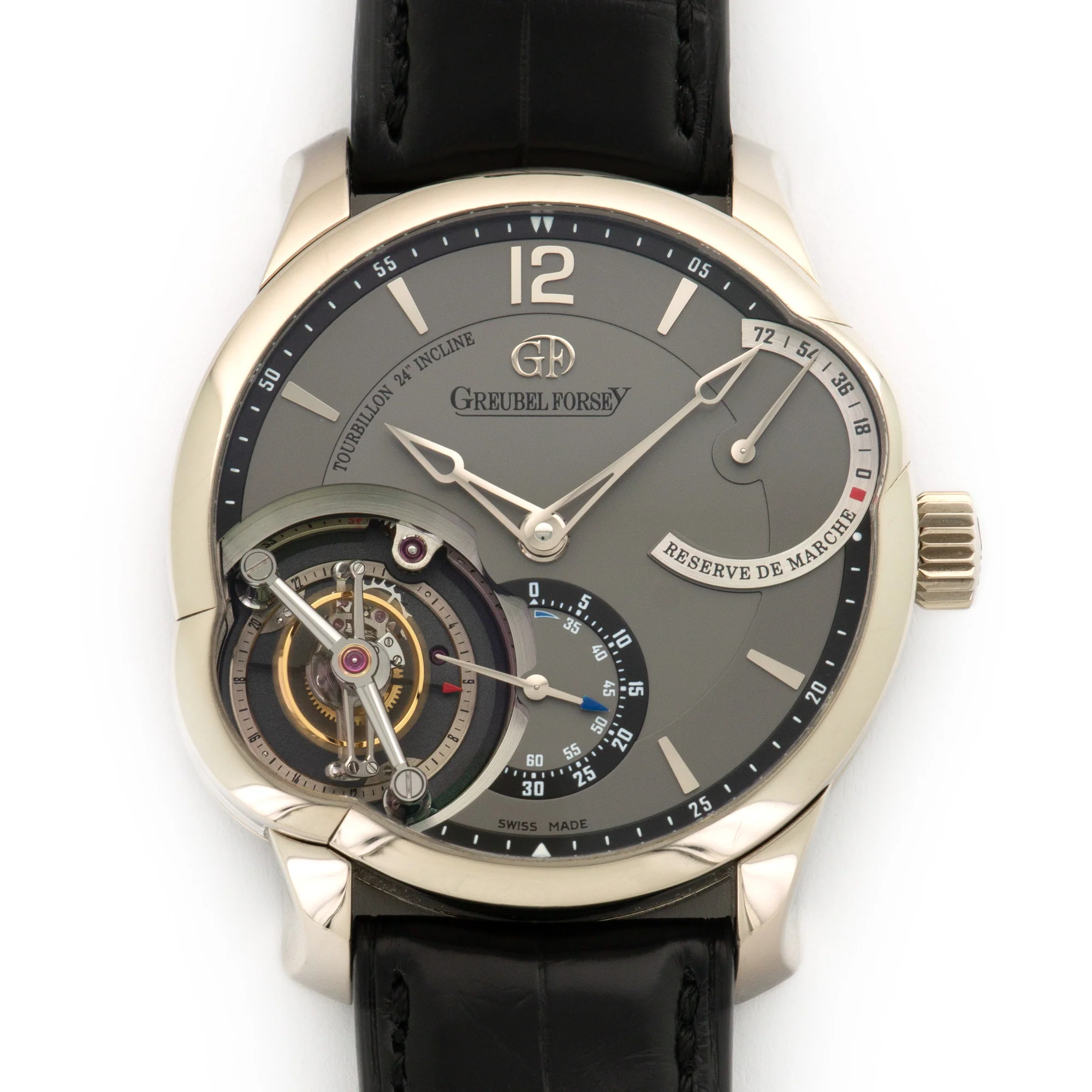 Greubel Forsey White Gold 24 Seconds Tourbillon Watch