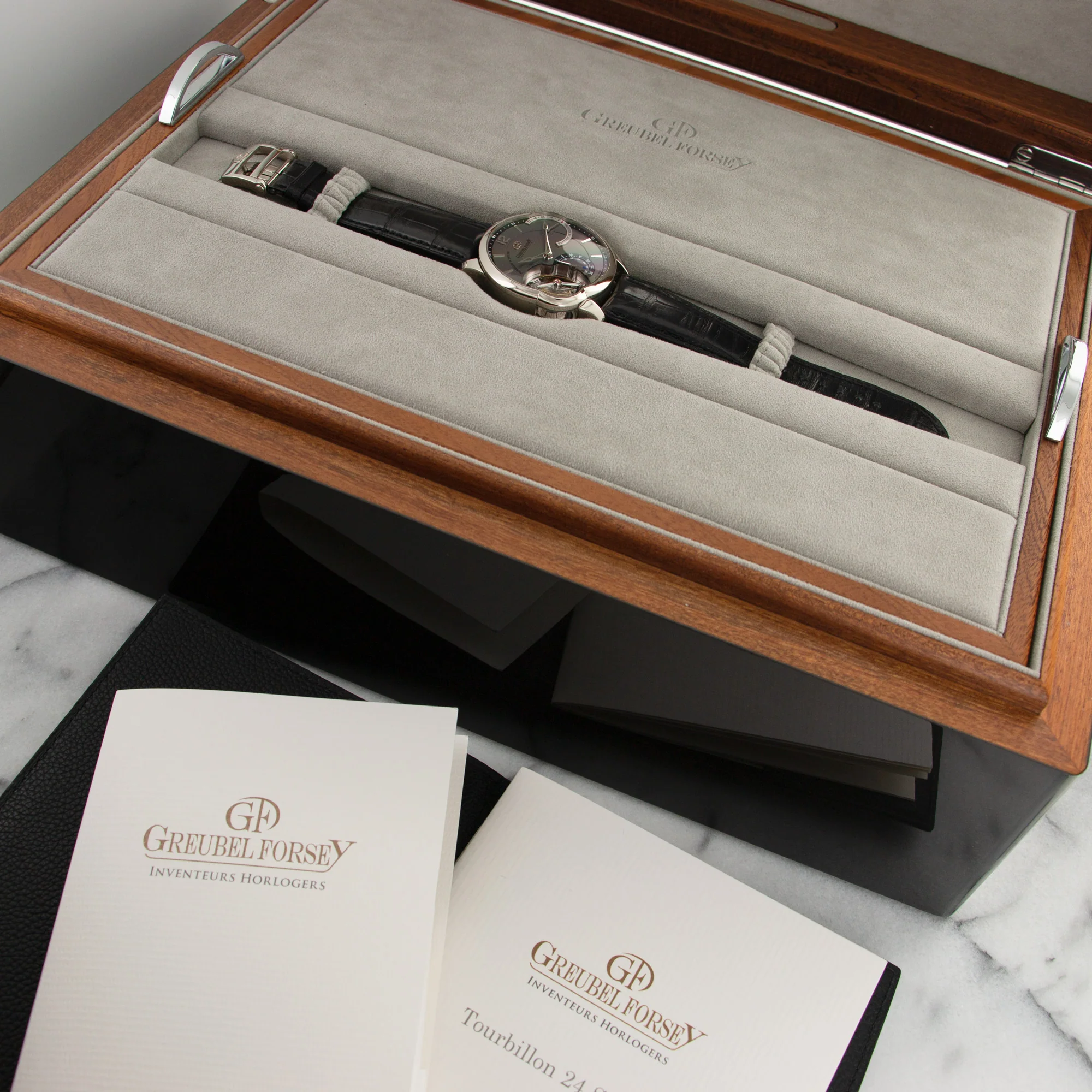 Greubel Forsey White Gold 24 Seconds Tourbillon Watch - Image 6